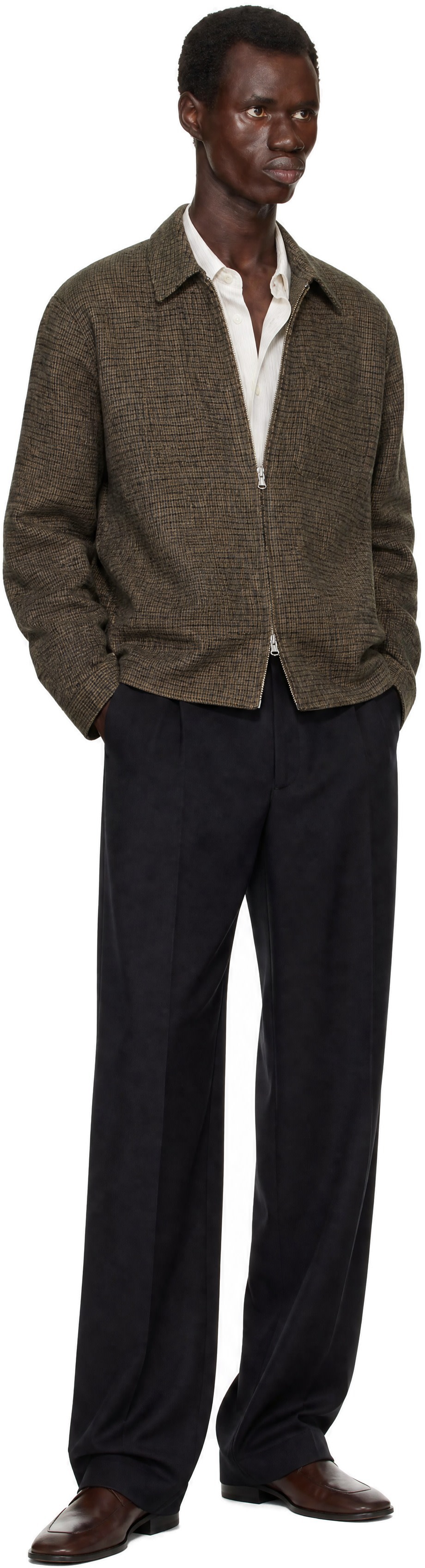 ANOTHER ASPECT - Brown Another 1.0 Overshirt