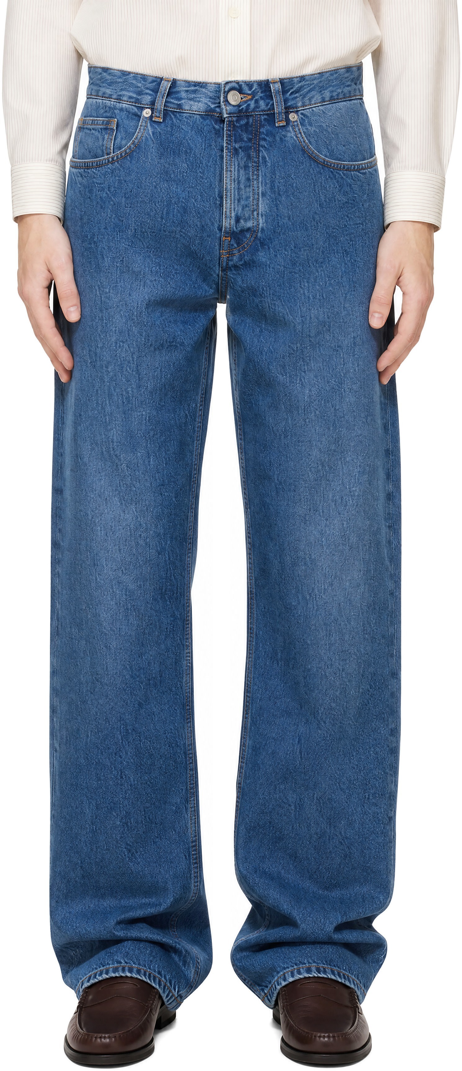 ANOTHER ASPECT - Jean Another 1.0 bleu