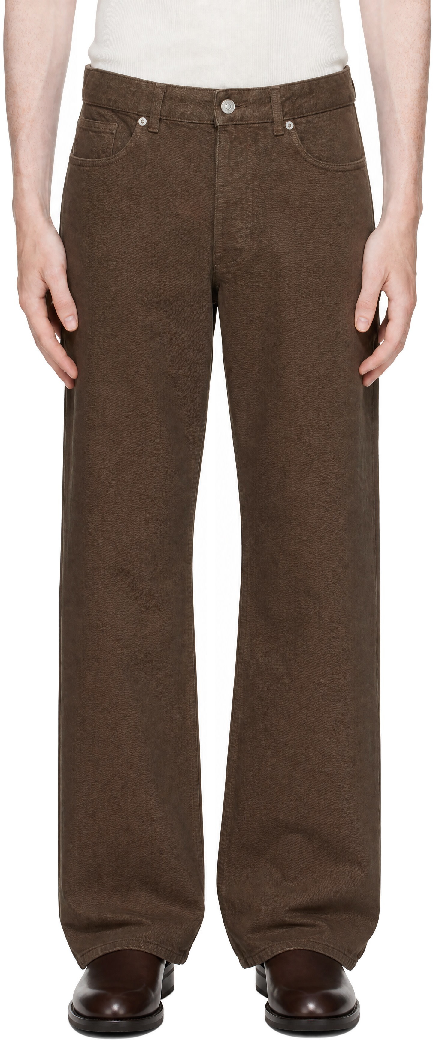 ANOTHER ASPECT - Brown Another 3.0 Jeans
