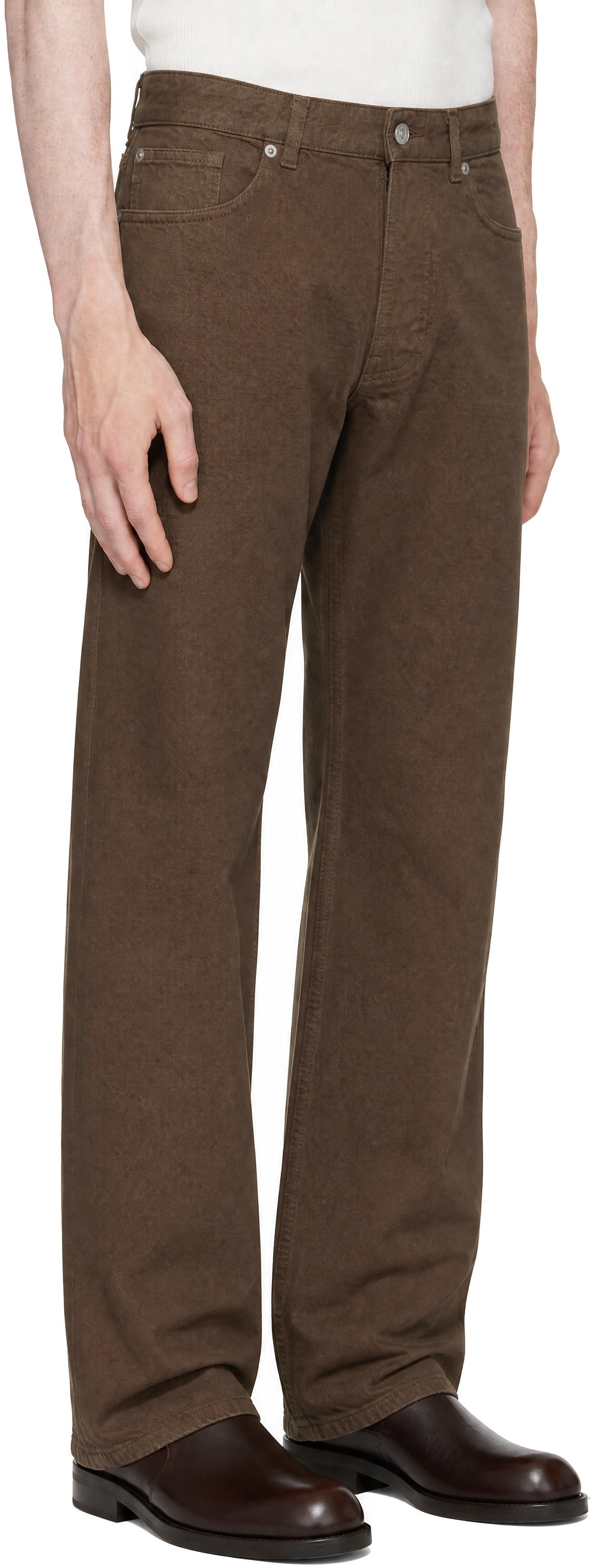 ANOTHER ASPECT - Brown Another 3.0 Jeans