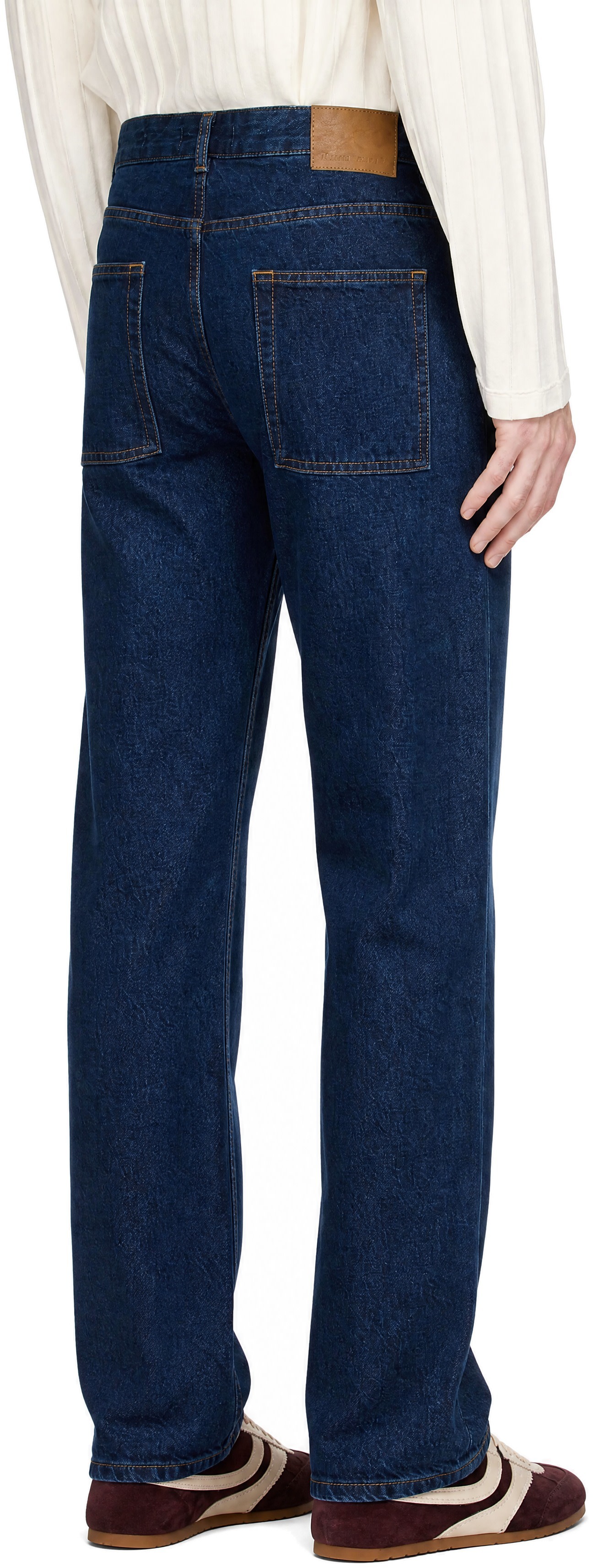 ANOTHER ASPECT - Navy Another 1.0 Jeans