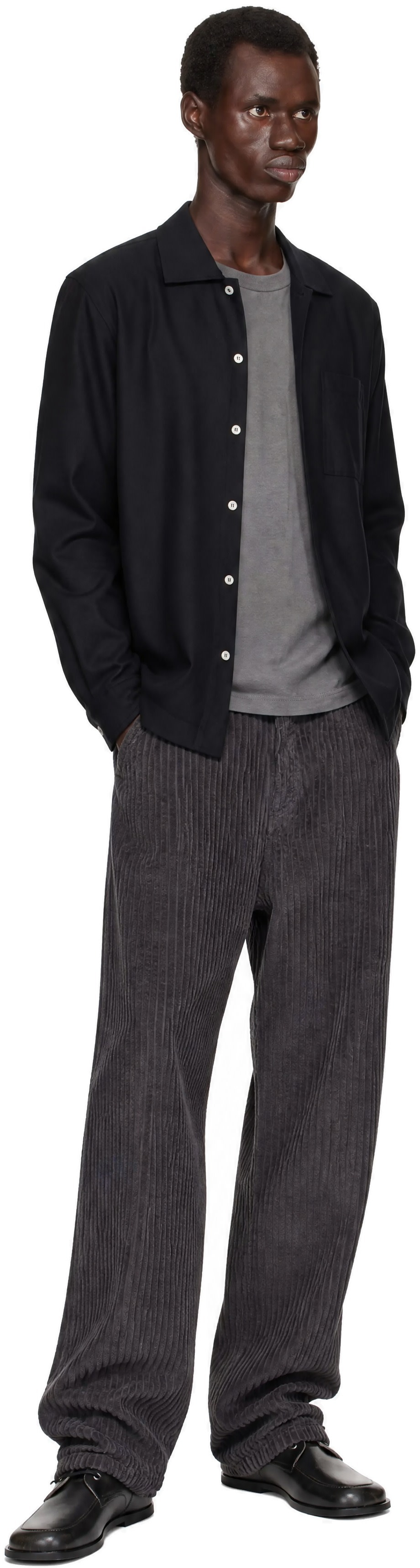 ANOTHER ASPECT - Chemise Another 2.1 noire