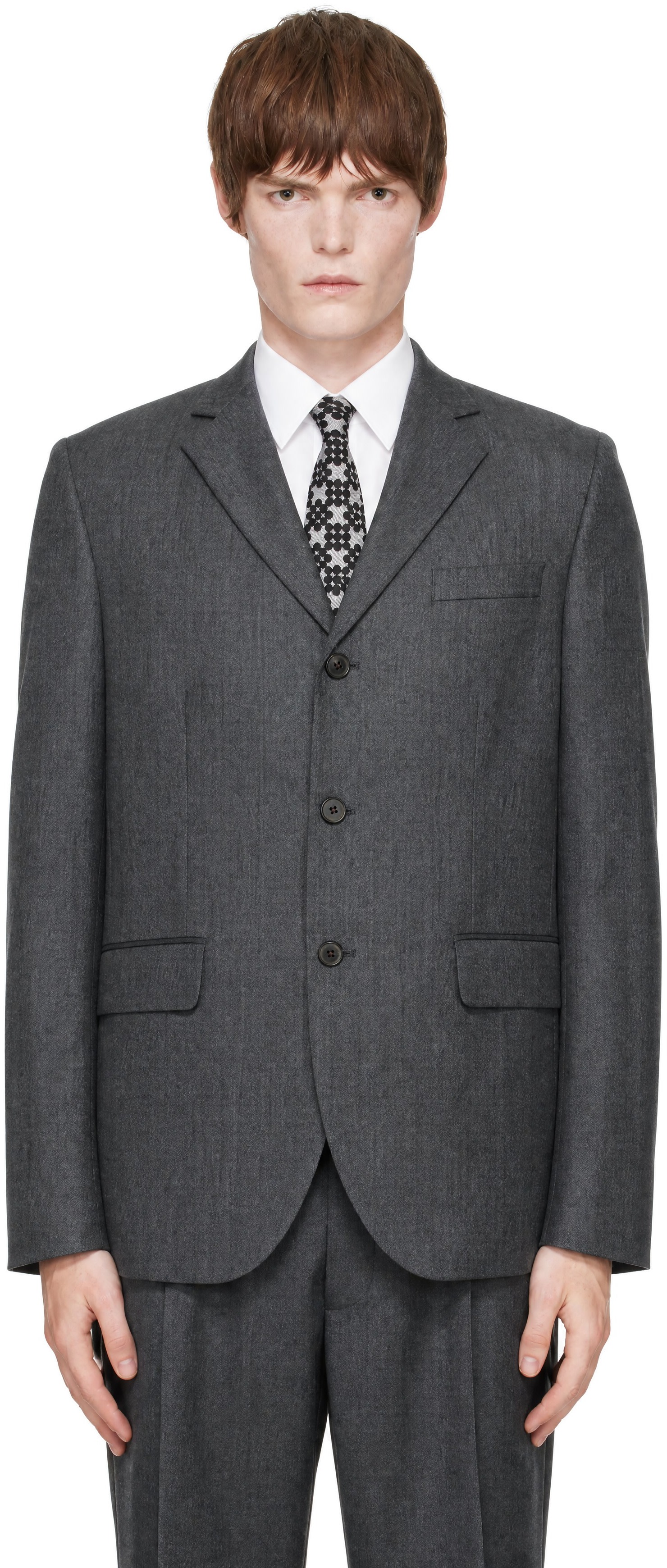 ANOTHER ASPECT - Veston de complet Another 1.0 gris