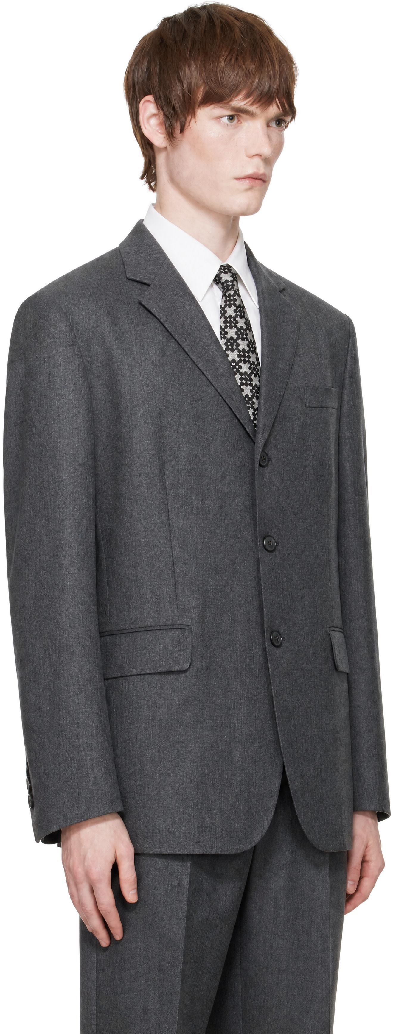 ANOTHER ASPECT - Veston de complet Another 1.0 gris