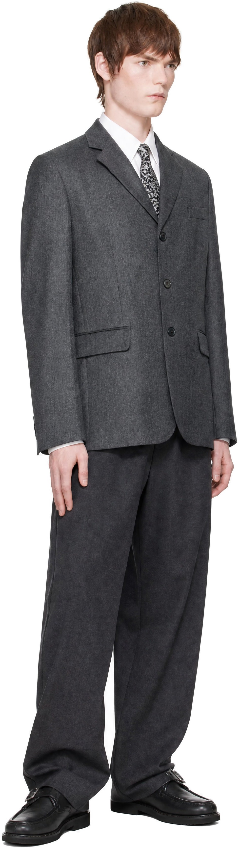 ANOTHER ASPECT - Veston de complet Another 1.0 gris