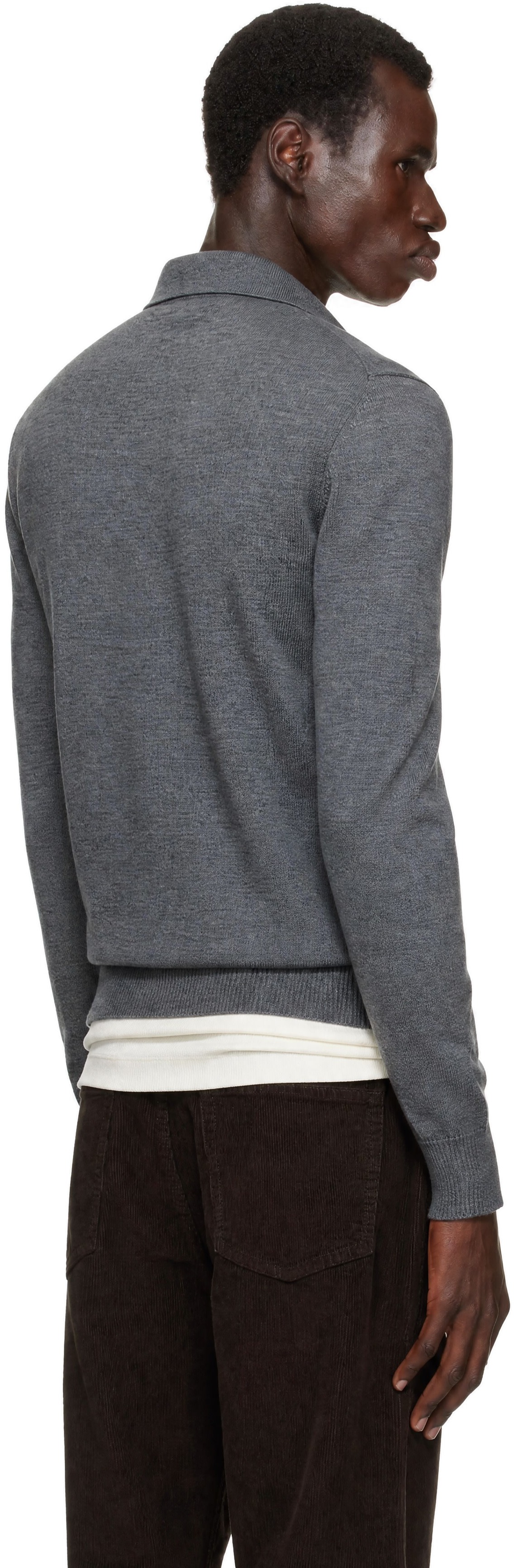 ANOTHER ASPECT - Polo Another 2.0 gris