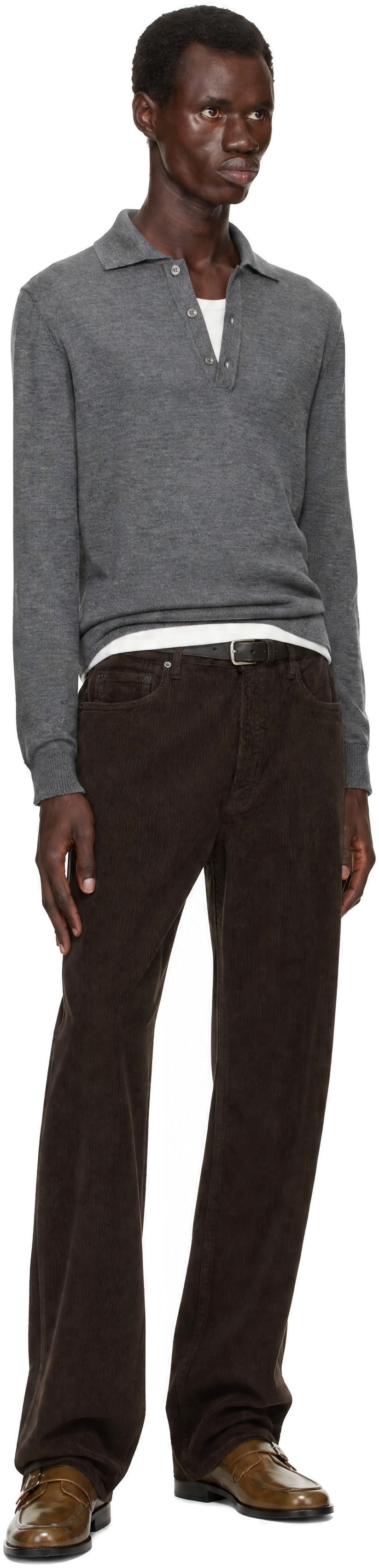 ANOTHER ASPECT - Polo Another 2.0 gris