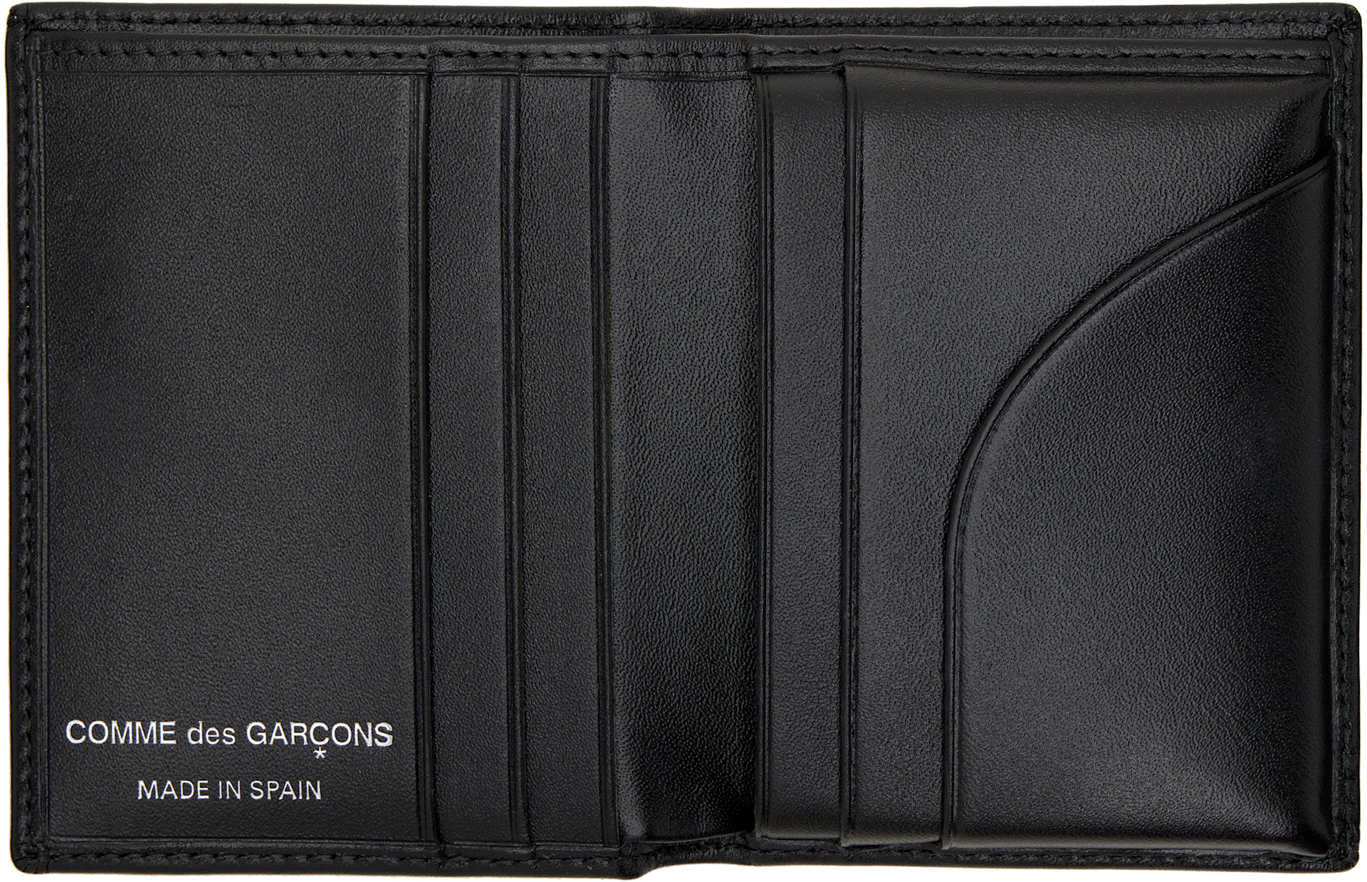 Comme des Garçons Wallets - ブラック Silver Eyelet カードケース