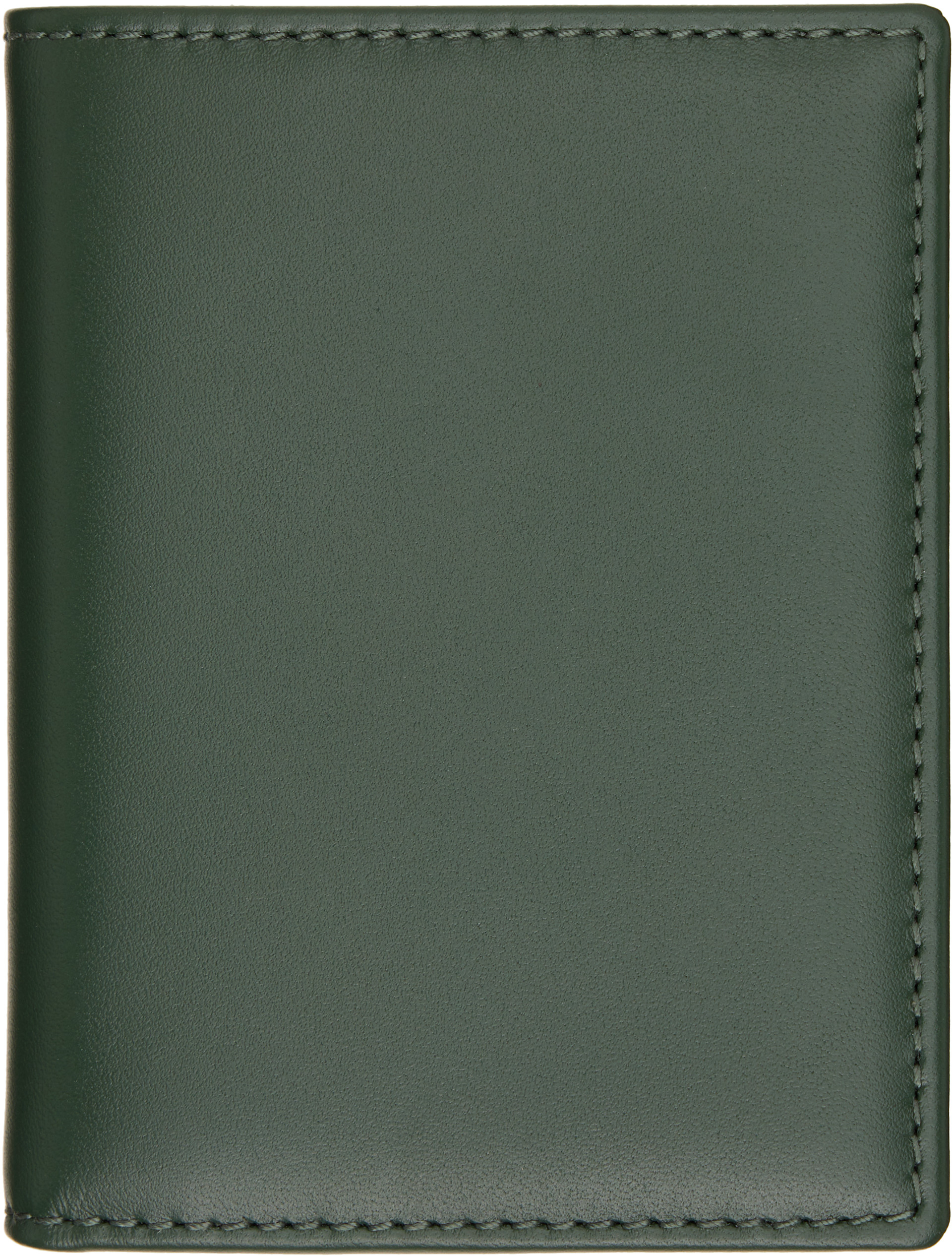Comme des Garçons Wallets: グリーン Classic レザー カードケース