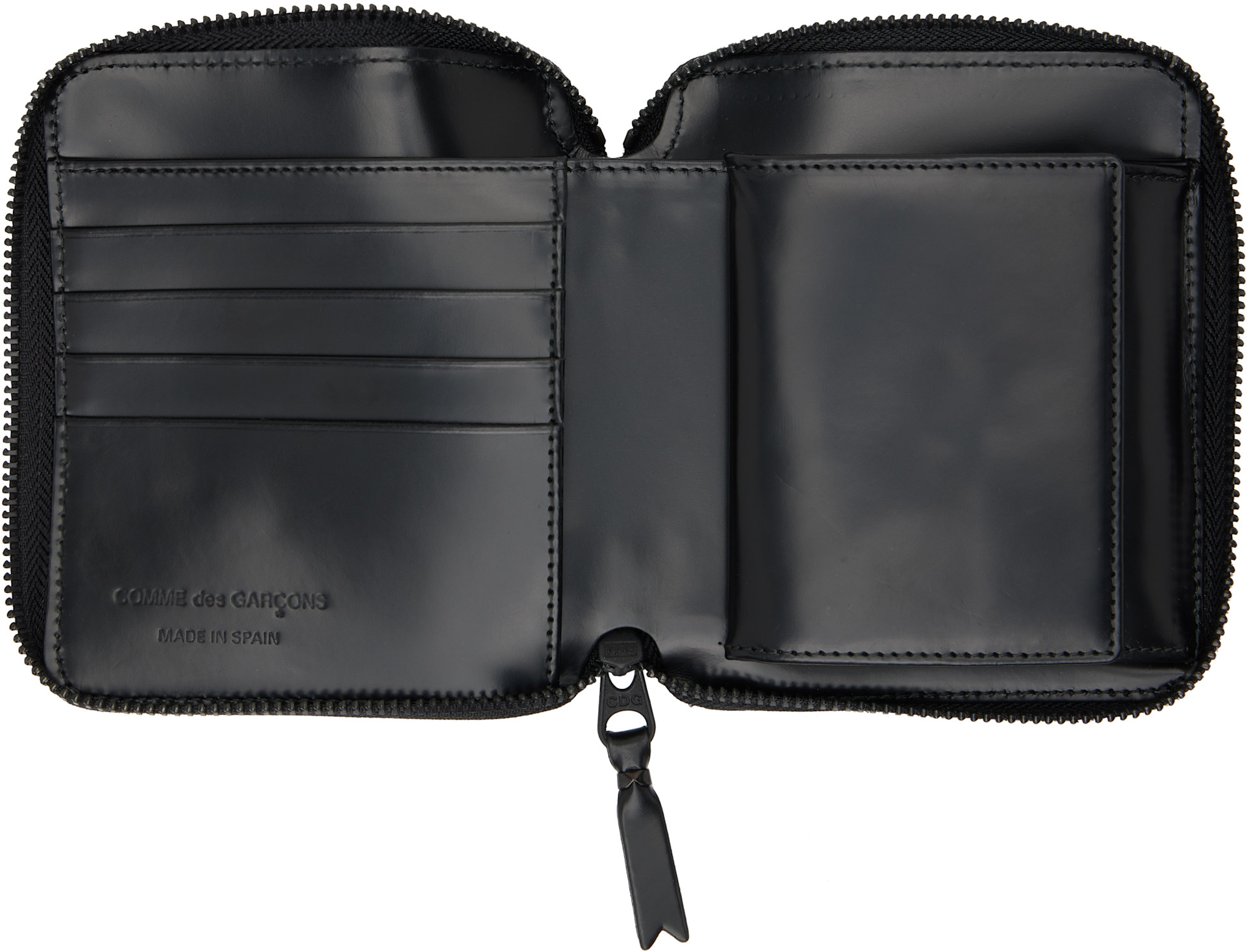 COMME des GARÇONS WALLETS - Black Leather Wallet