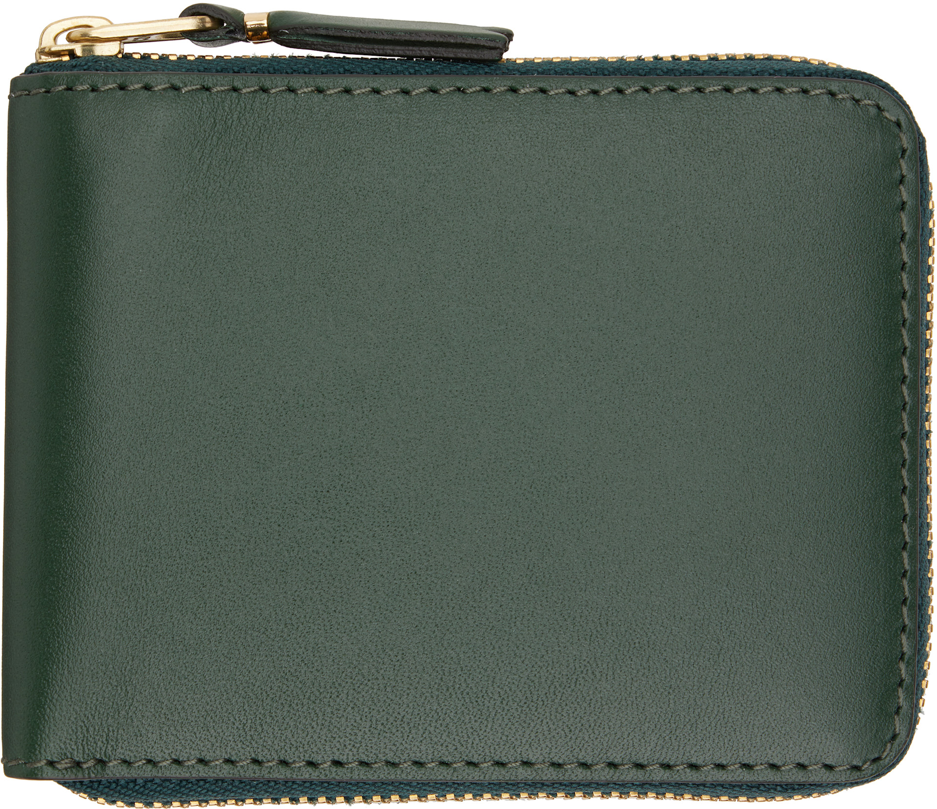 COMME des GARÇONS WALLETS - Portefeuille vert en cuir