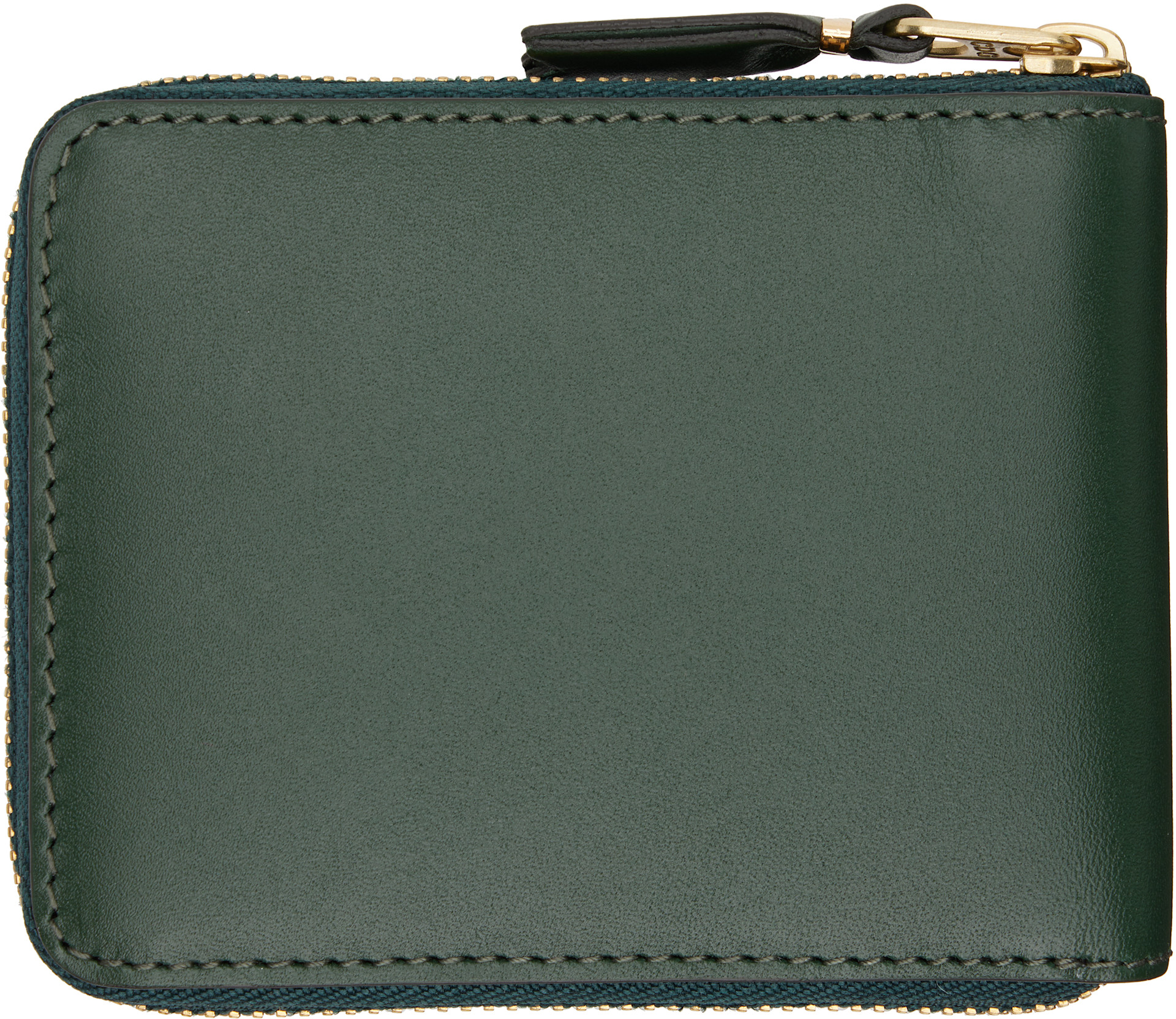 COMME des GARÇONS WALLETS - Portefeuille vert en cuir