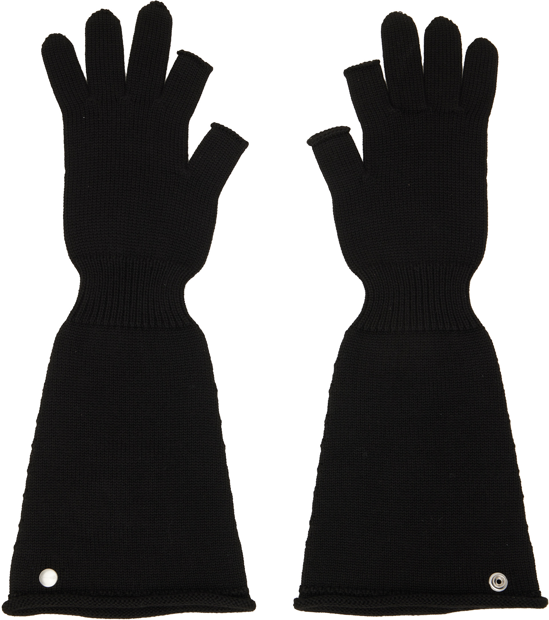 Rick Owens - Gants Sphinx noirs - Tower