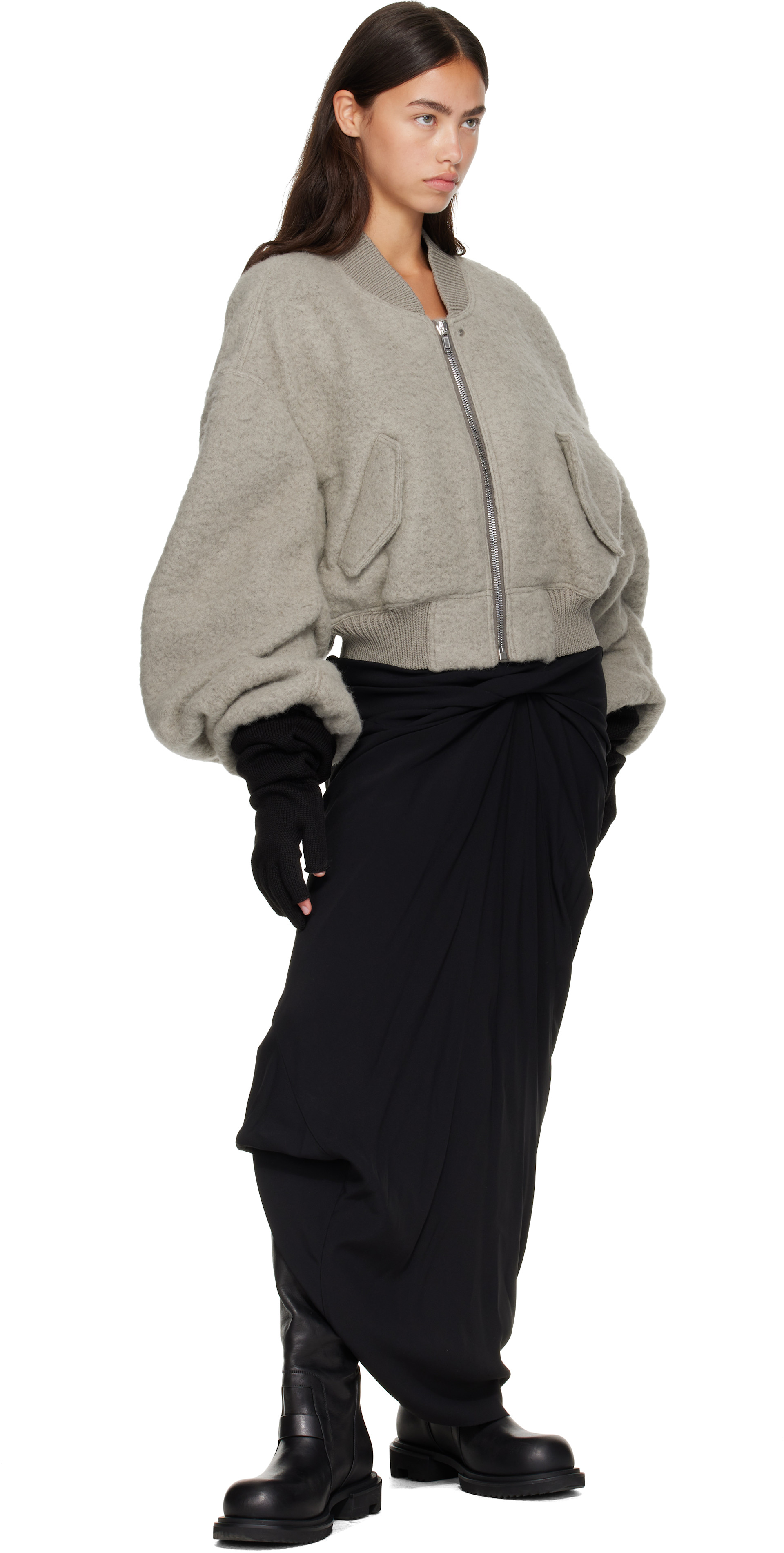 Rick Owens - 블랙 타워 스핑크스 장갑