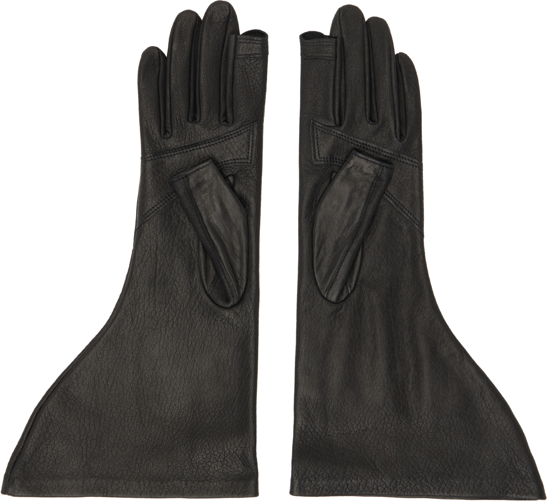 Rick Owens - ブラック Tower Flared グローブ