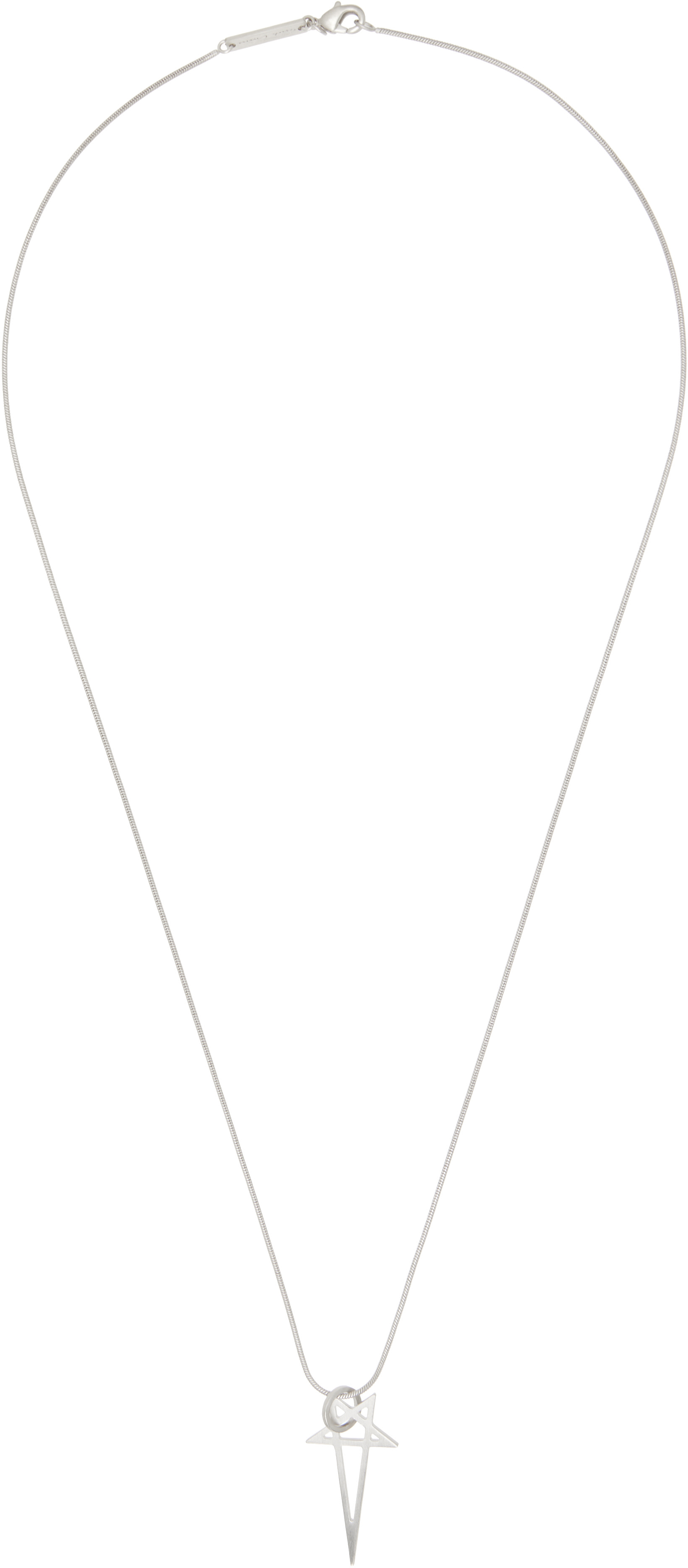 Rick Owens - Collier à pendentif de pentagramme