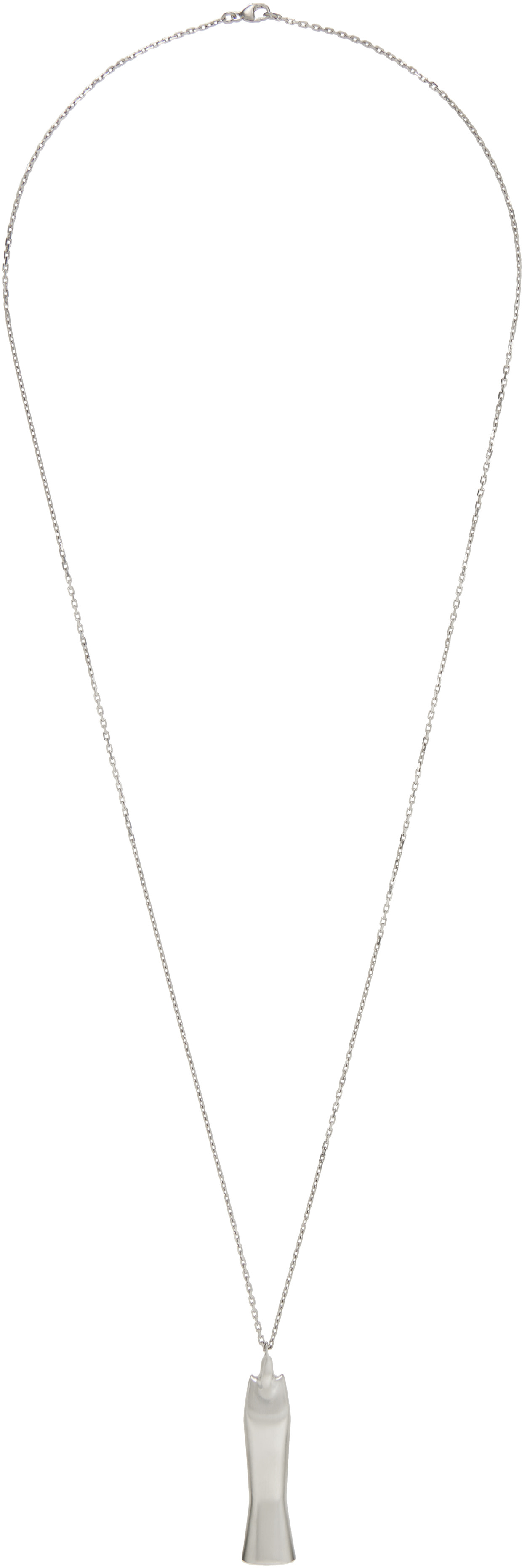 Rick Owens - Collier à pendentif en forme de sarcophage