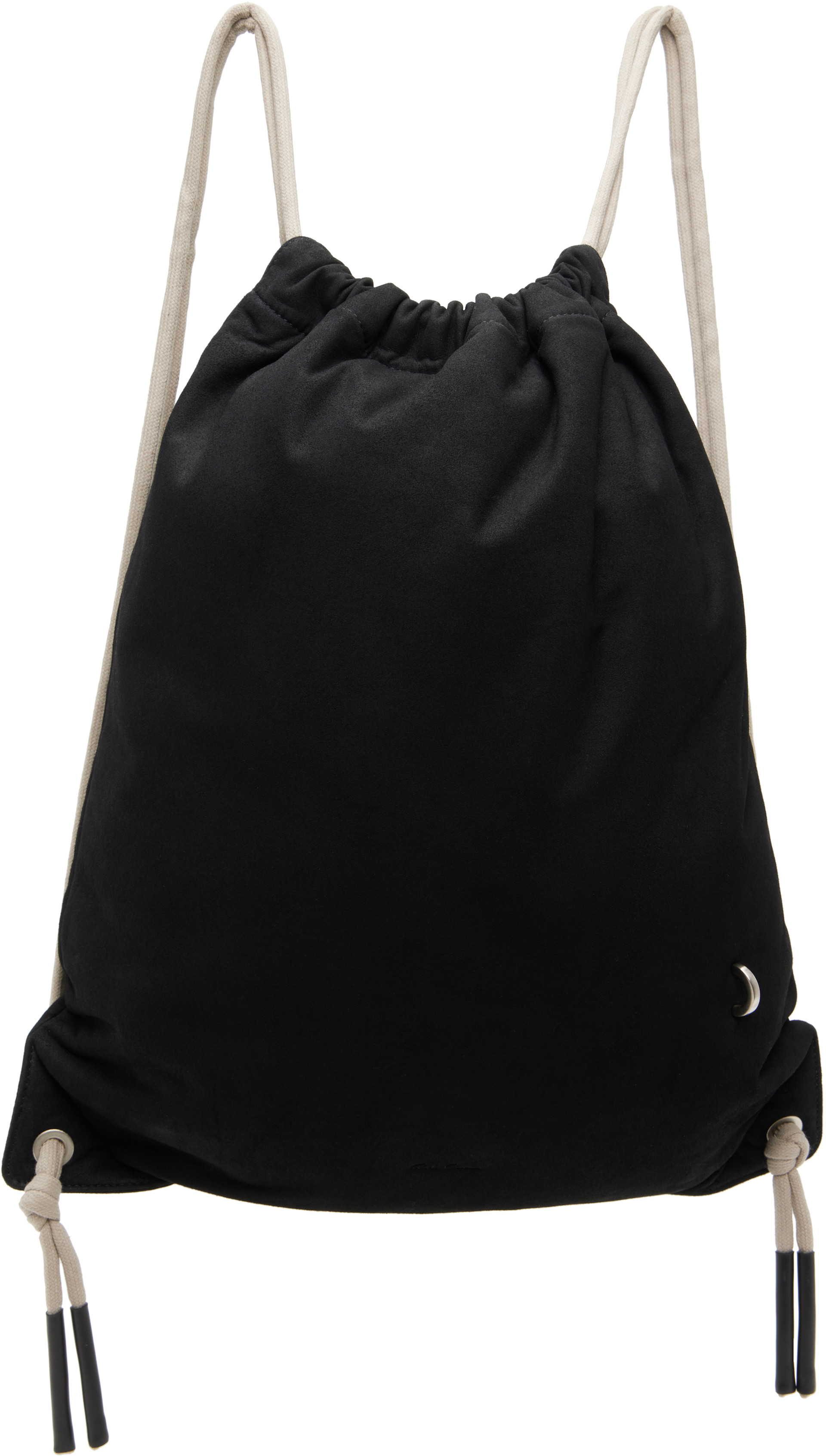 Rick Owens - Black Tower Drawstring Backpack