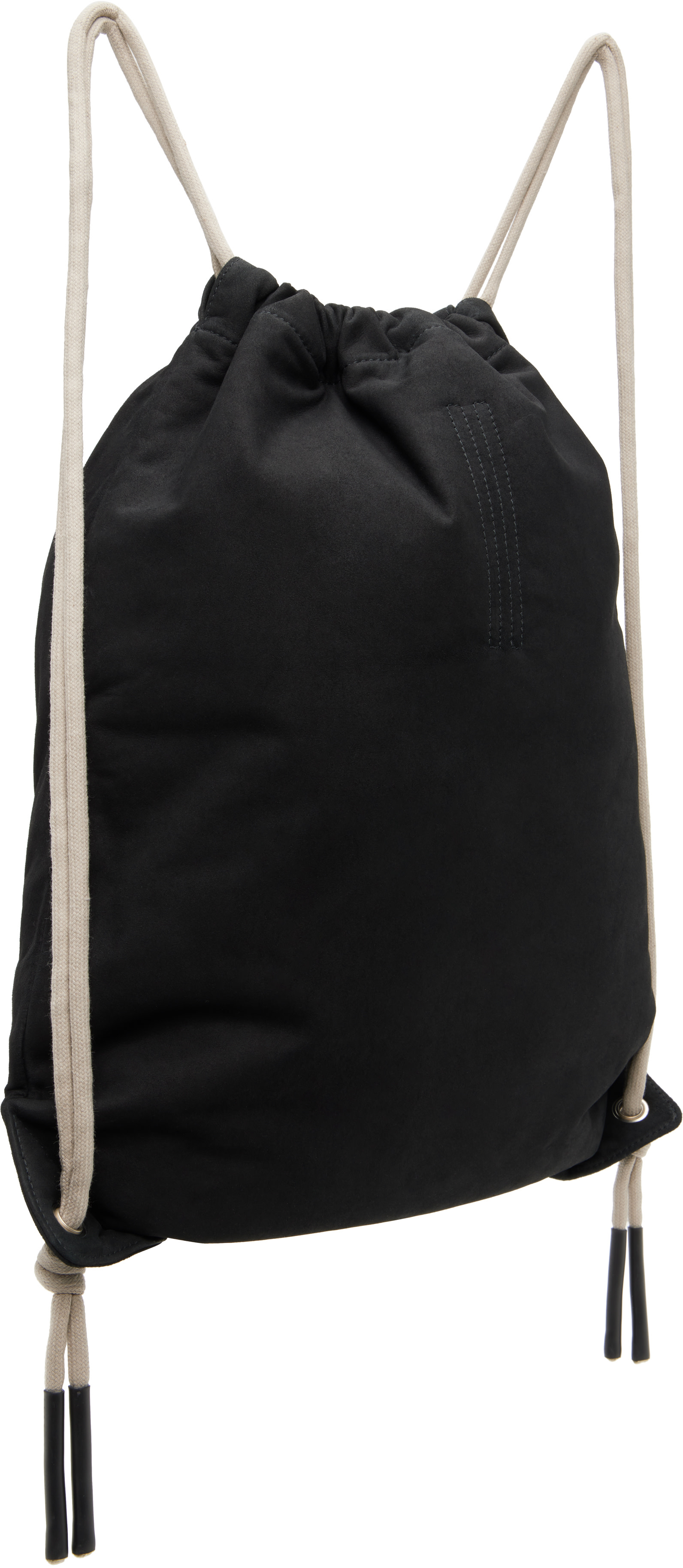 Rick Owens - Black Tower Drawstring Backpack