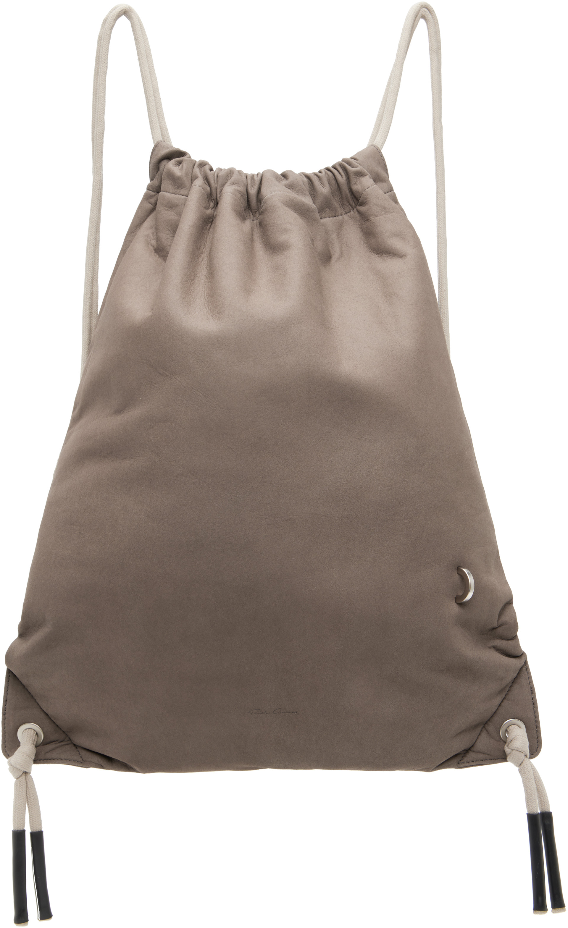 Rick Owens - Gray Tower Drawstring Backpack