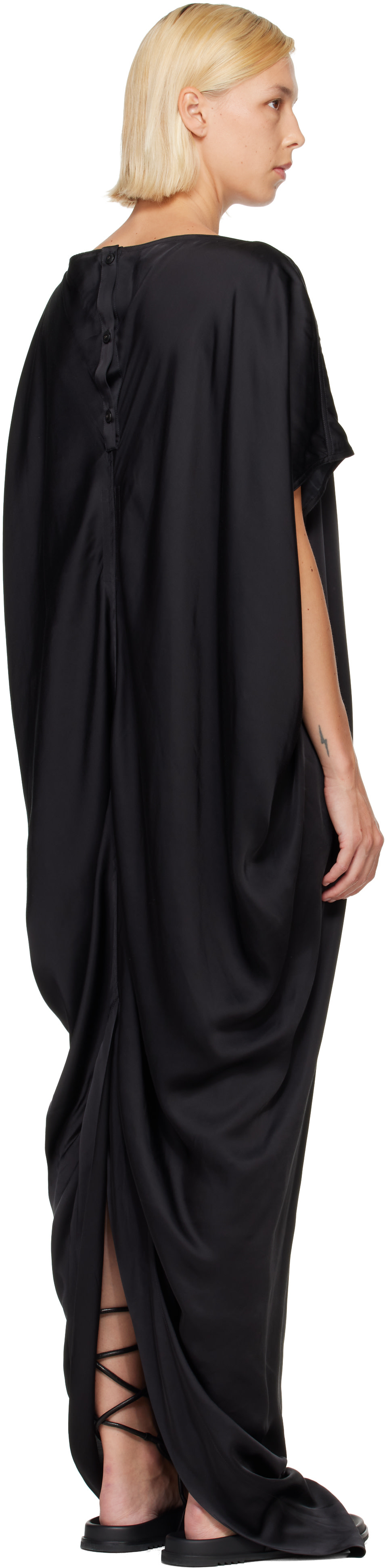 Rick Owens - Robe longue Dagger noire - Tower