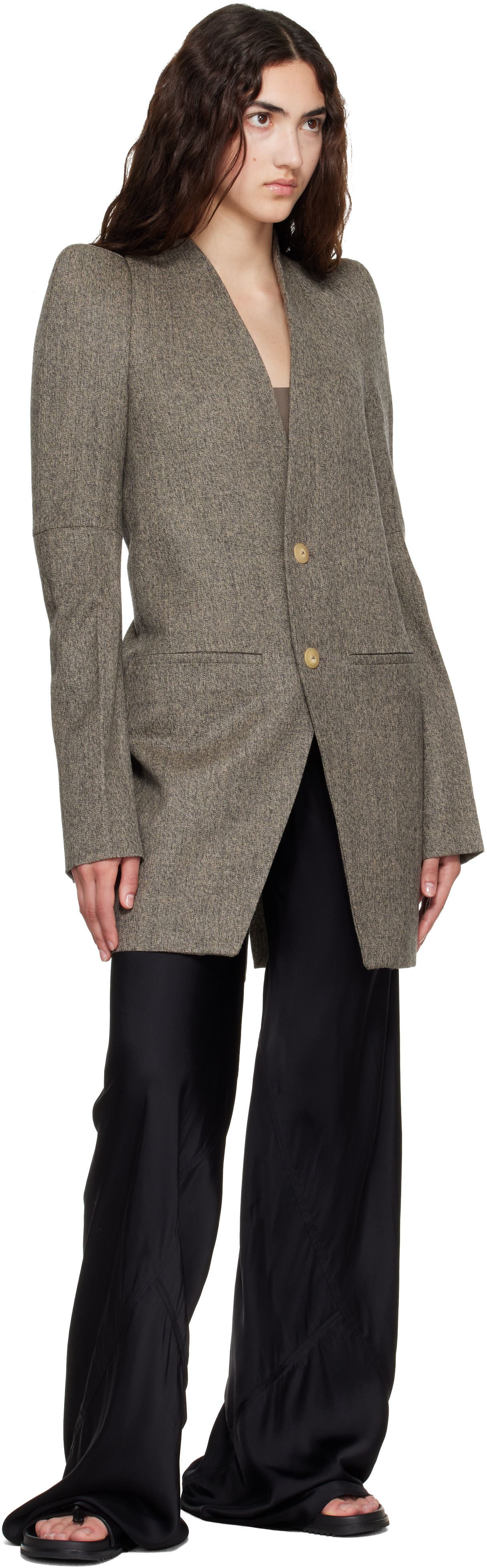 Rick Owens - Veston Metro gris - Tower