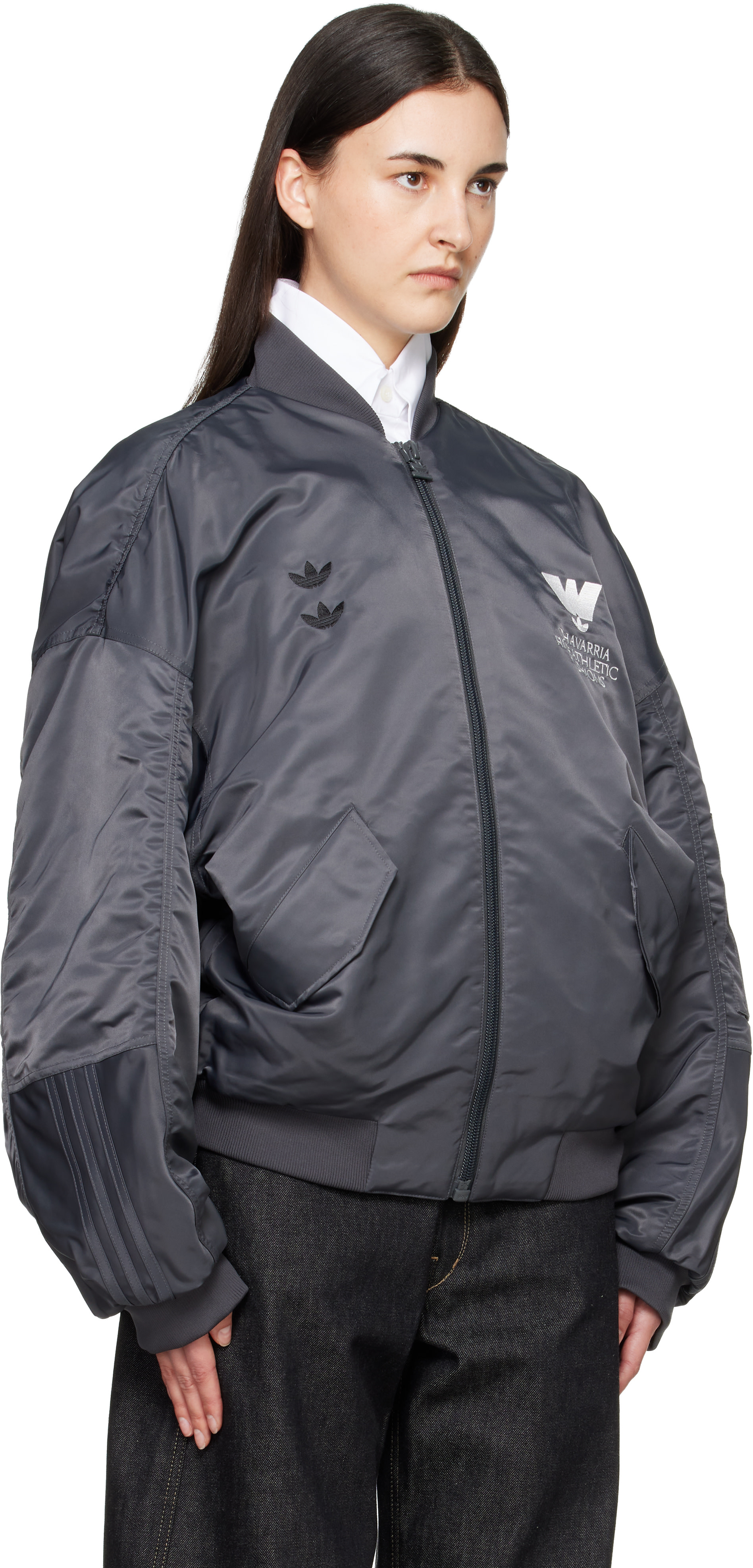 WILLY CHAVARRIA: ブラック adidas Originalsエディション ボンバー
