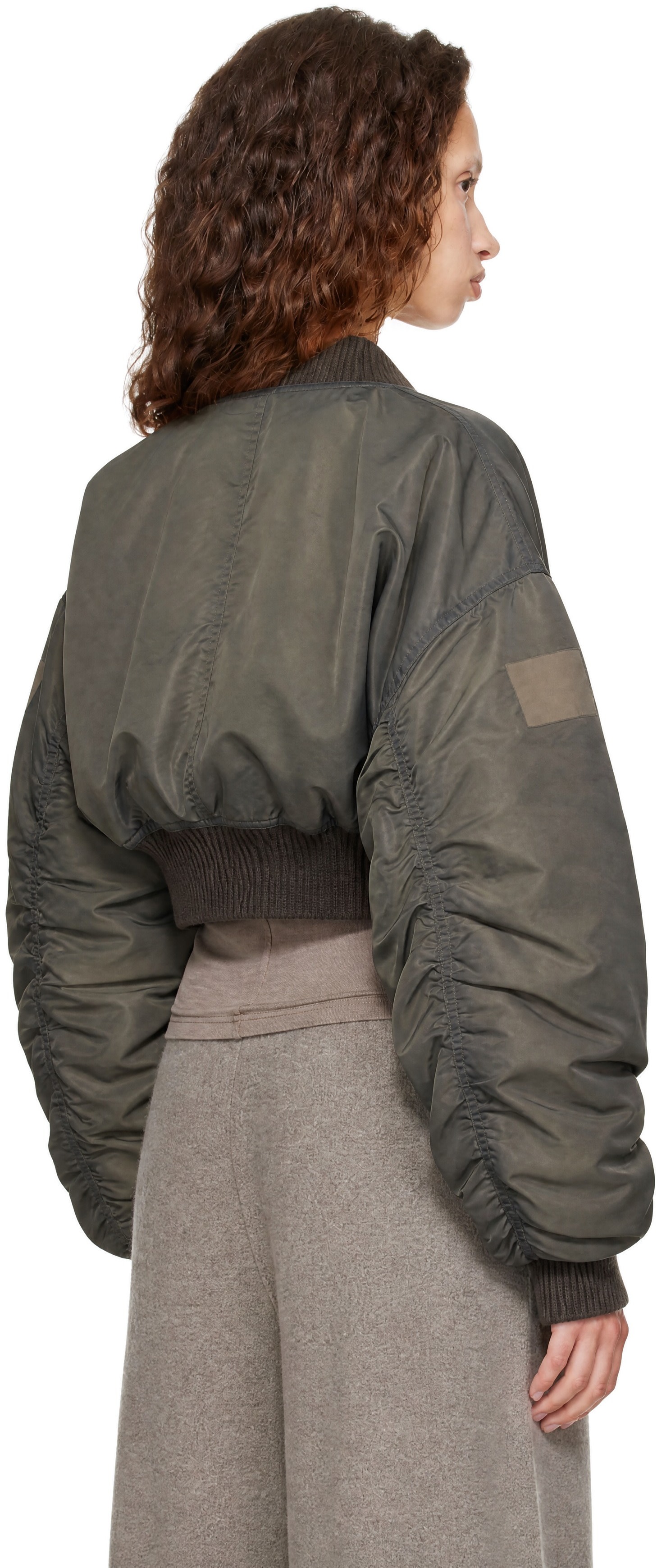 Rick Owens - Blouson aviateur Secchia gris - Tower