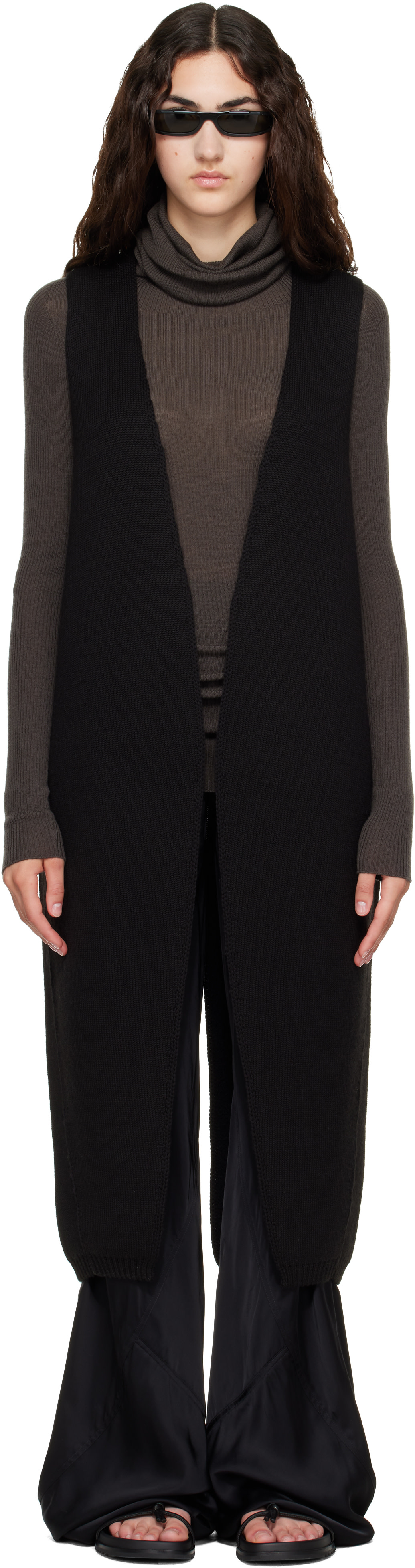 Rick Owens - Gilet Cyclops noir - Tower