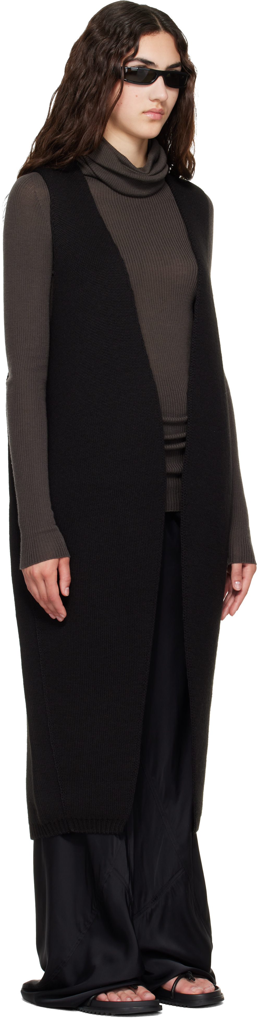 Rick Owens - Gilet Cyclops noir - Tower