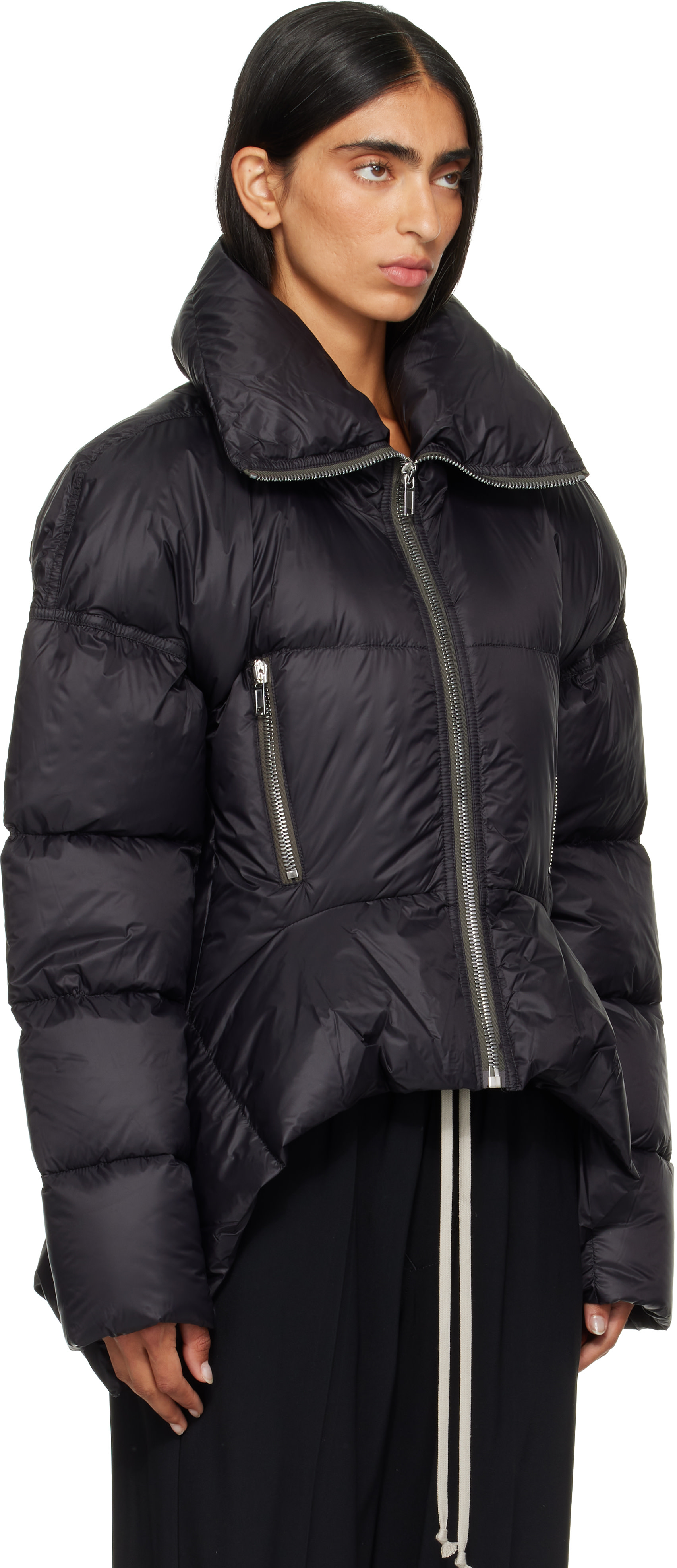 Rick Owens - Black Tower Draculimo Down Jacket