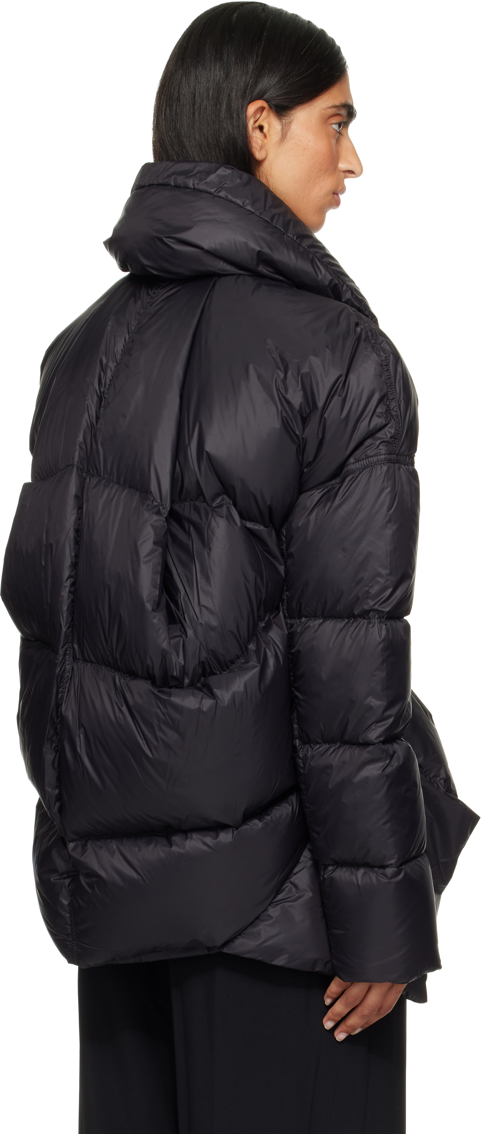 Rick Owens - Black Tower Draculimo Down Jacket