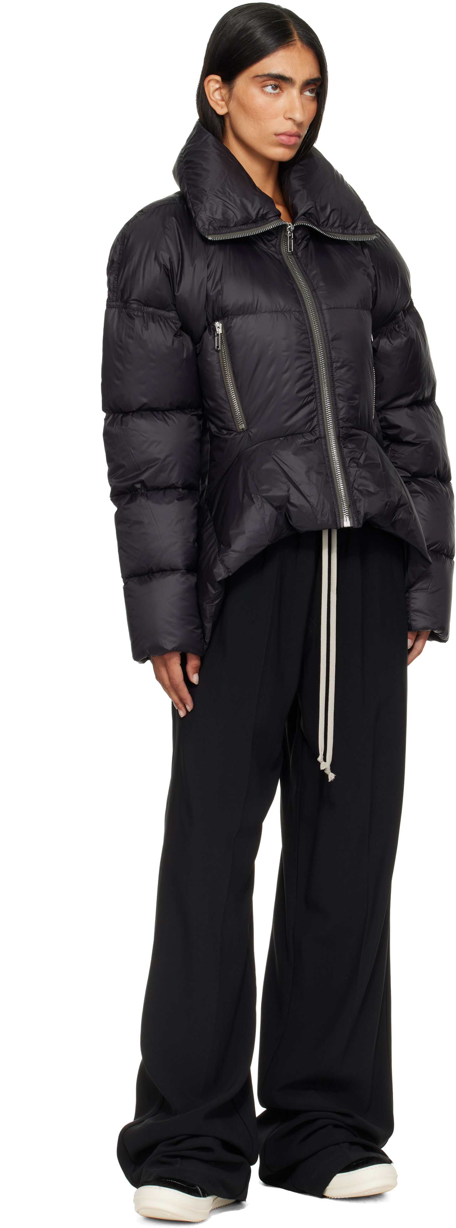 Rick Owens - Black Tower Draculimo Down Jacket