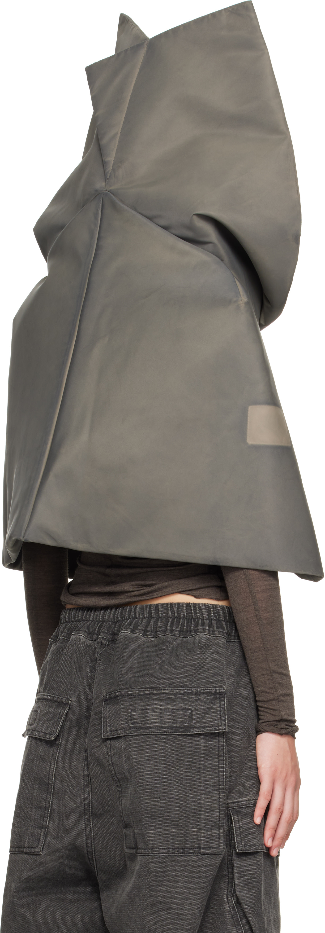 Rick Owens - 그레이 타워 카울 탑