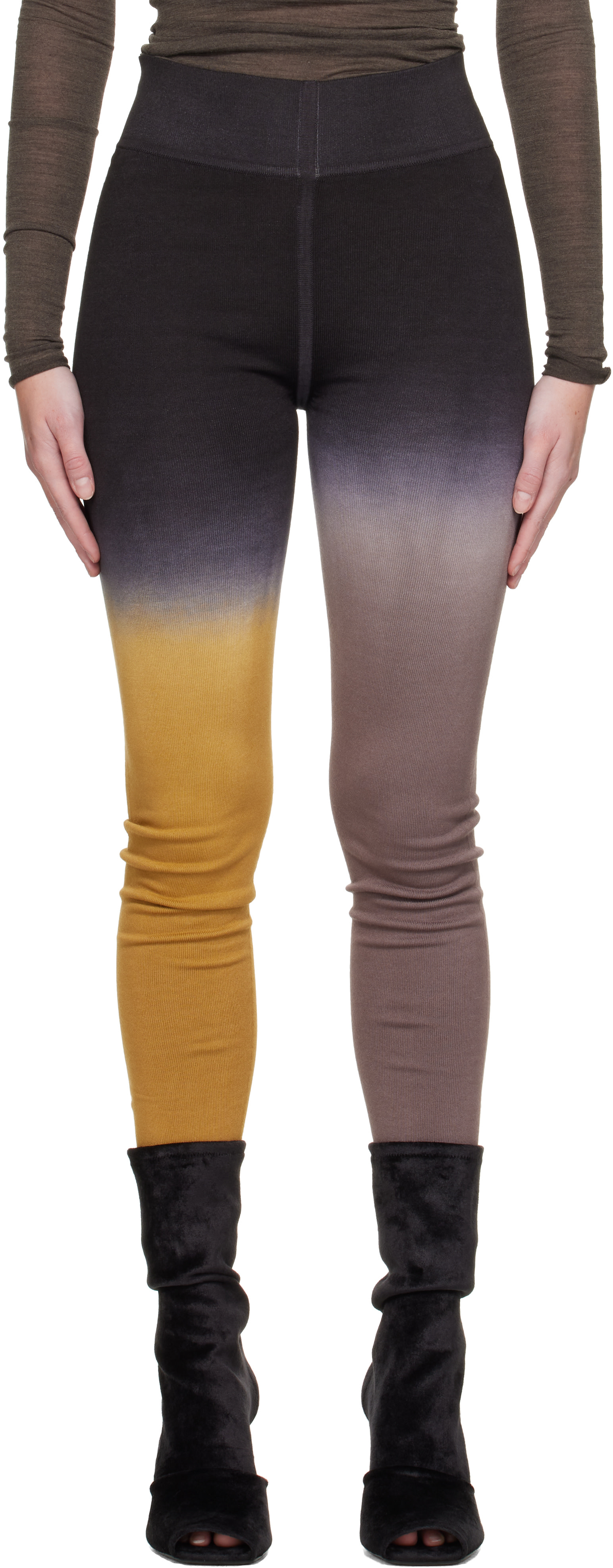 Rick Owens - Multicolor Tower Leggings