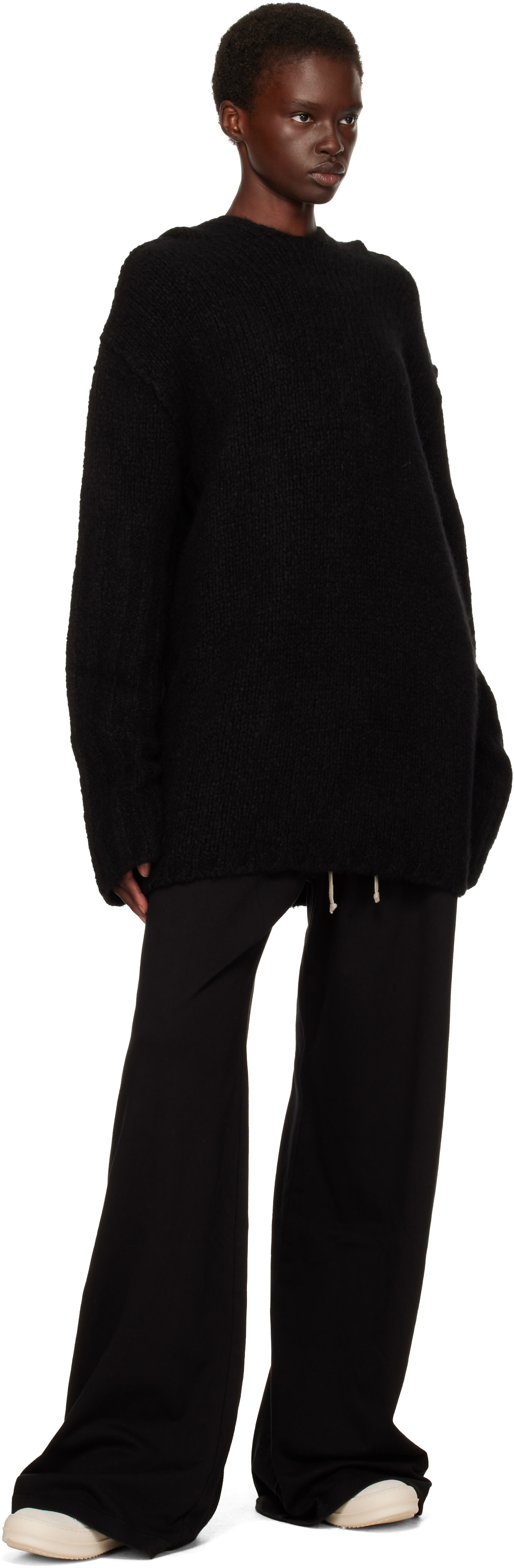 Rick Owens - Pull à capuche surdimensionné noir - Tower