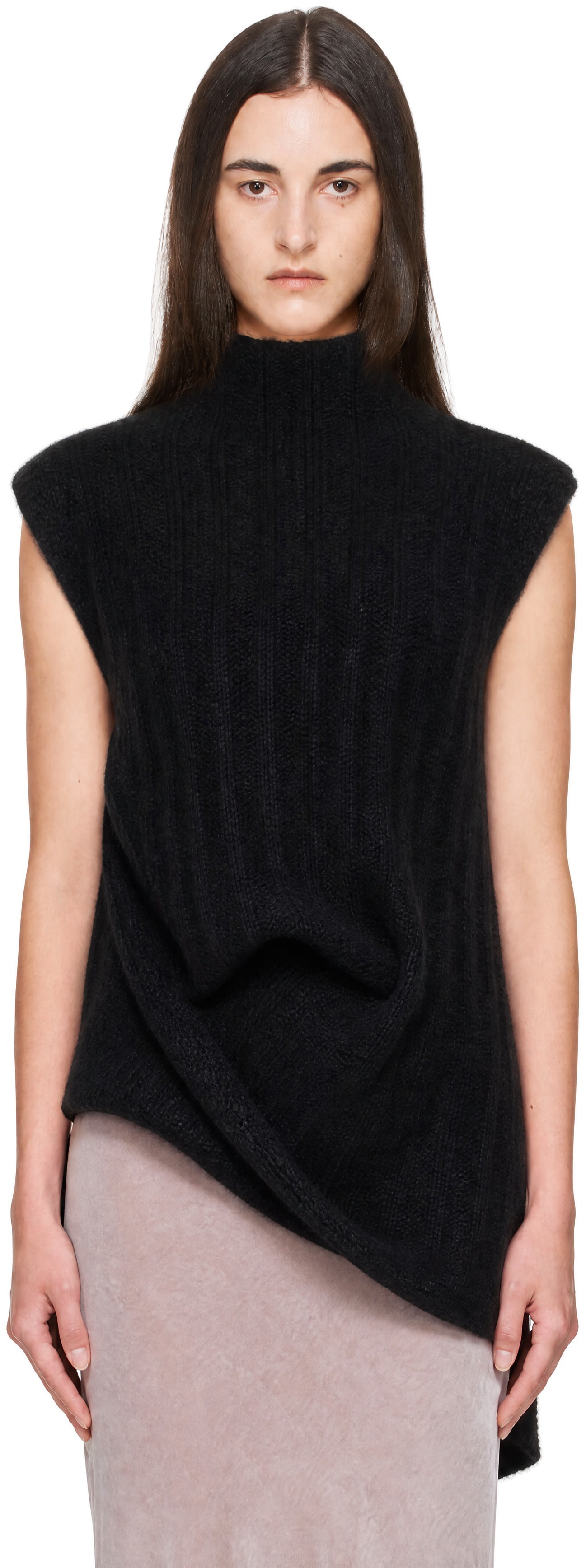 Rick Owens - Pull Babel noir - Tower