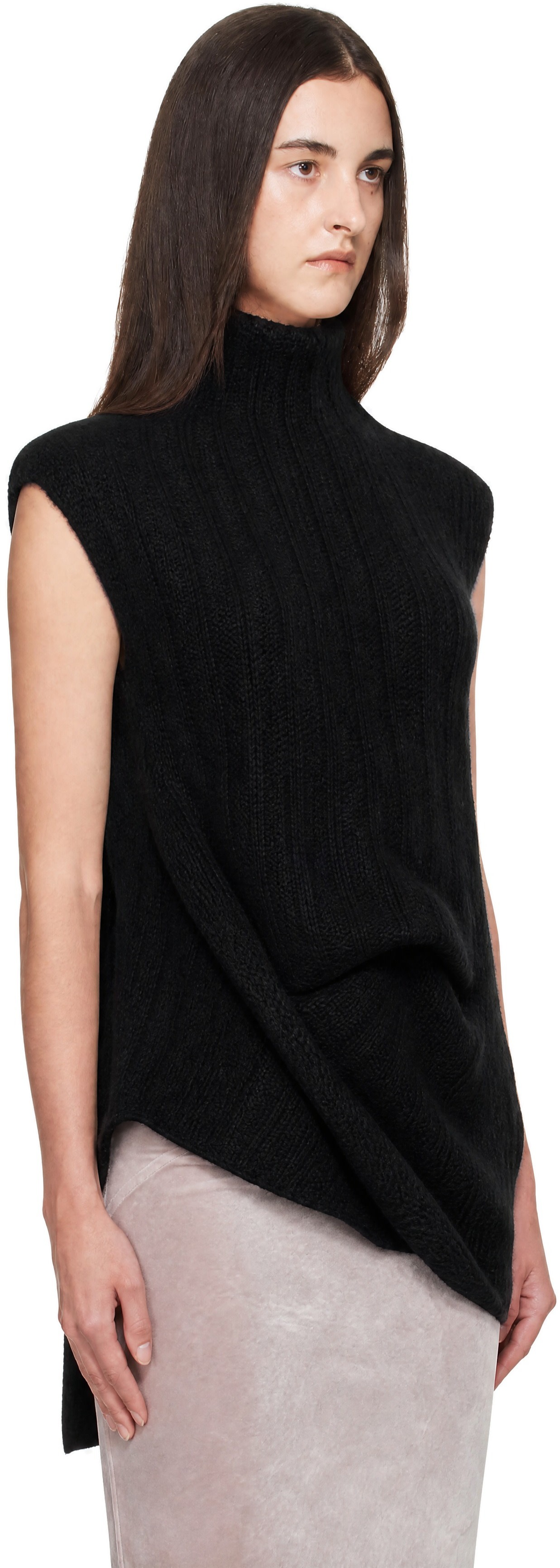 Rick Owens - Pull Babel noir - Tower
