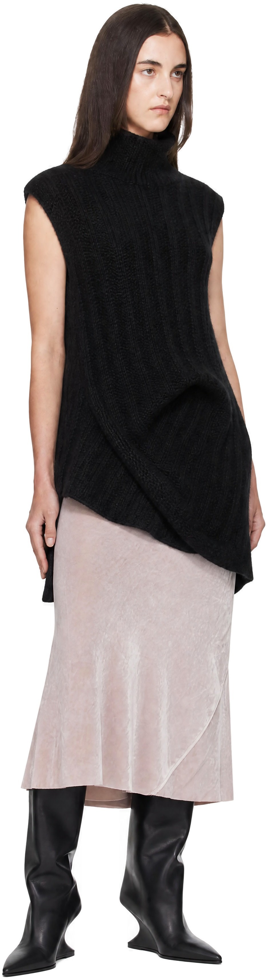 Rick Owens - Pull Babel noir - Tower