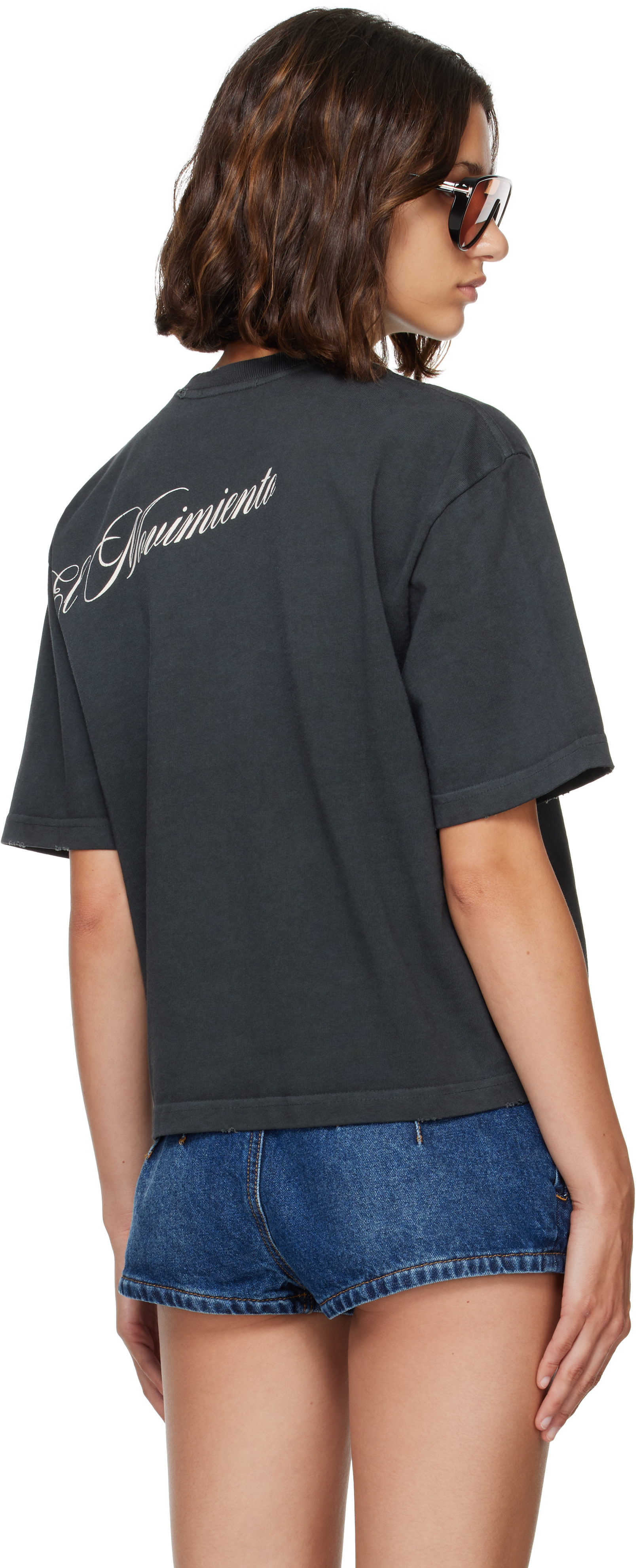 WILLY CHAVARRIA: Black 'El Movimiento' Brava T-shirt | SSENSE