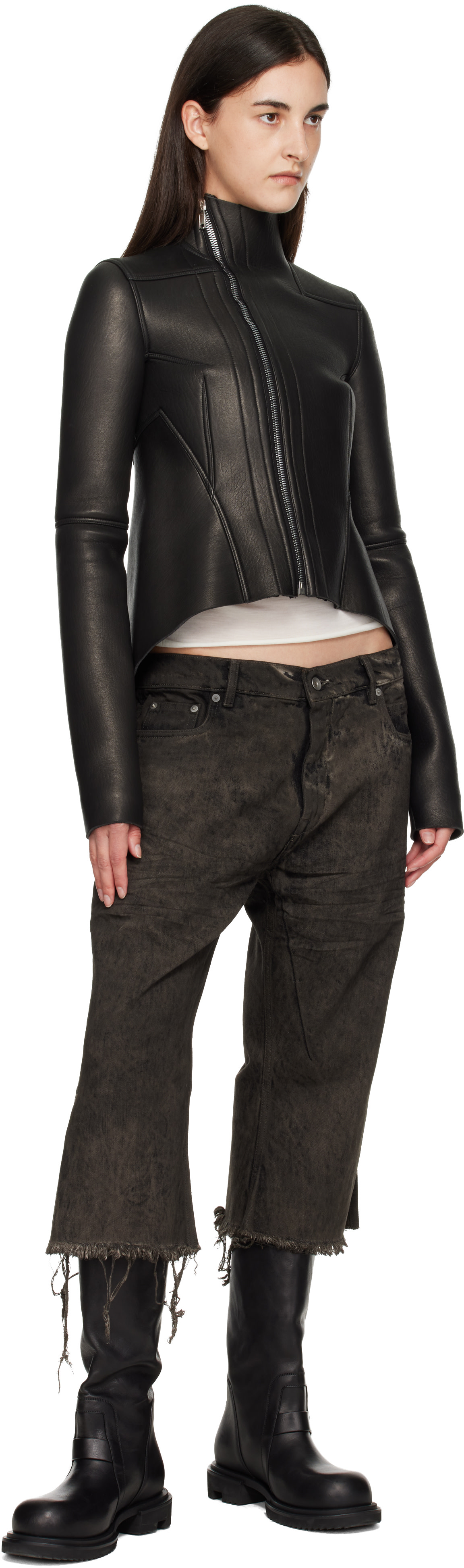 Rick Owens: Off-White Tower LS T-shirt | SSENSE
