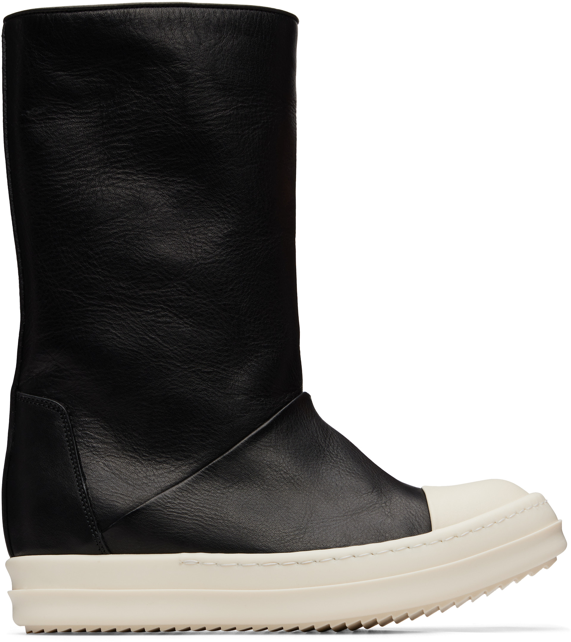 Rick Owens - Bottes Sneakwader noires - Tower