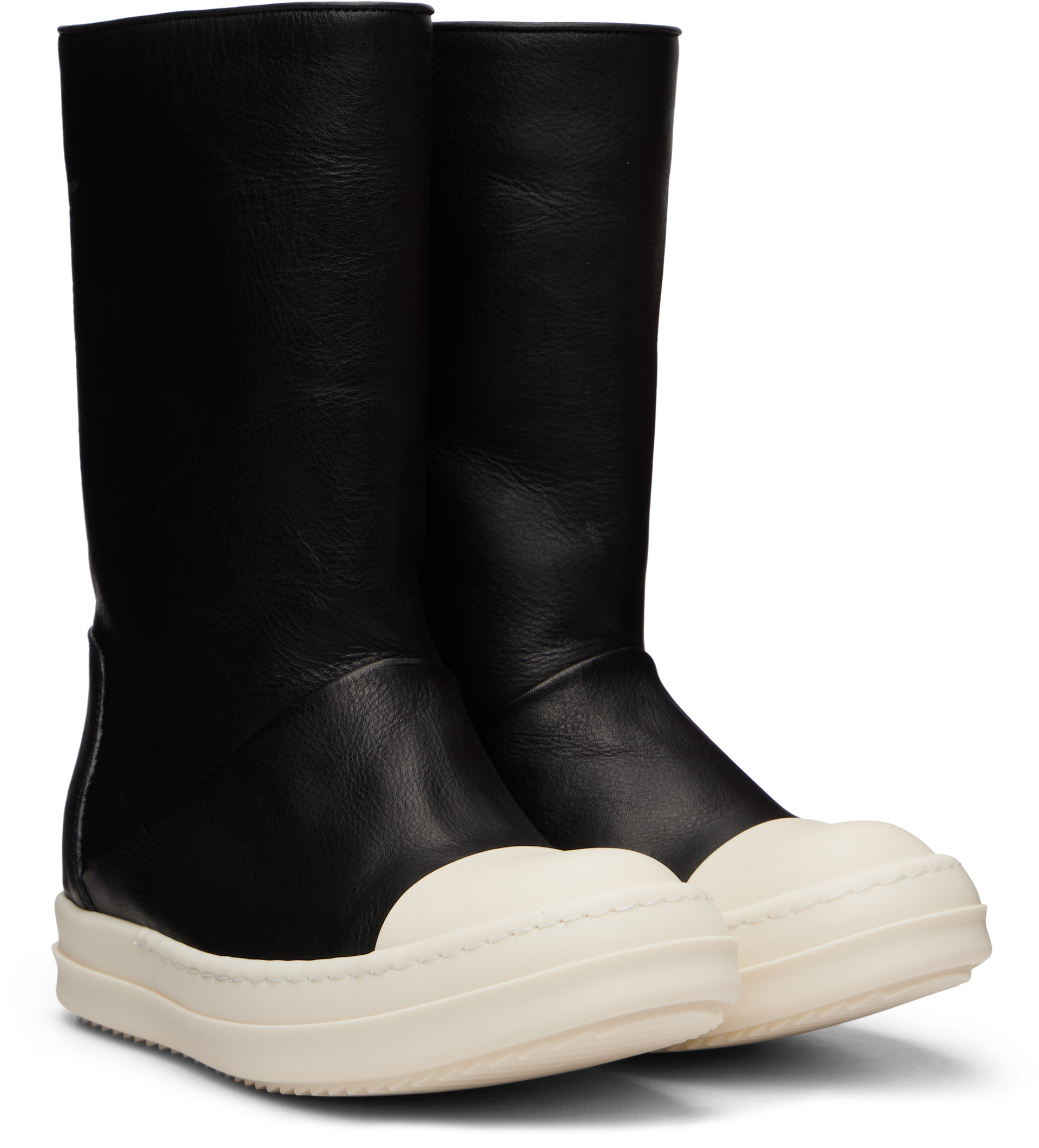 Rick Owens - Bottes Sneakwader noires - Tower