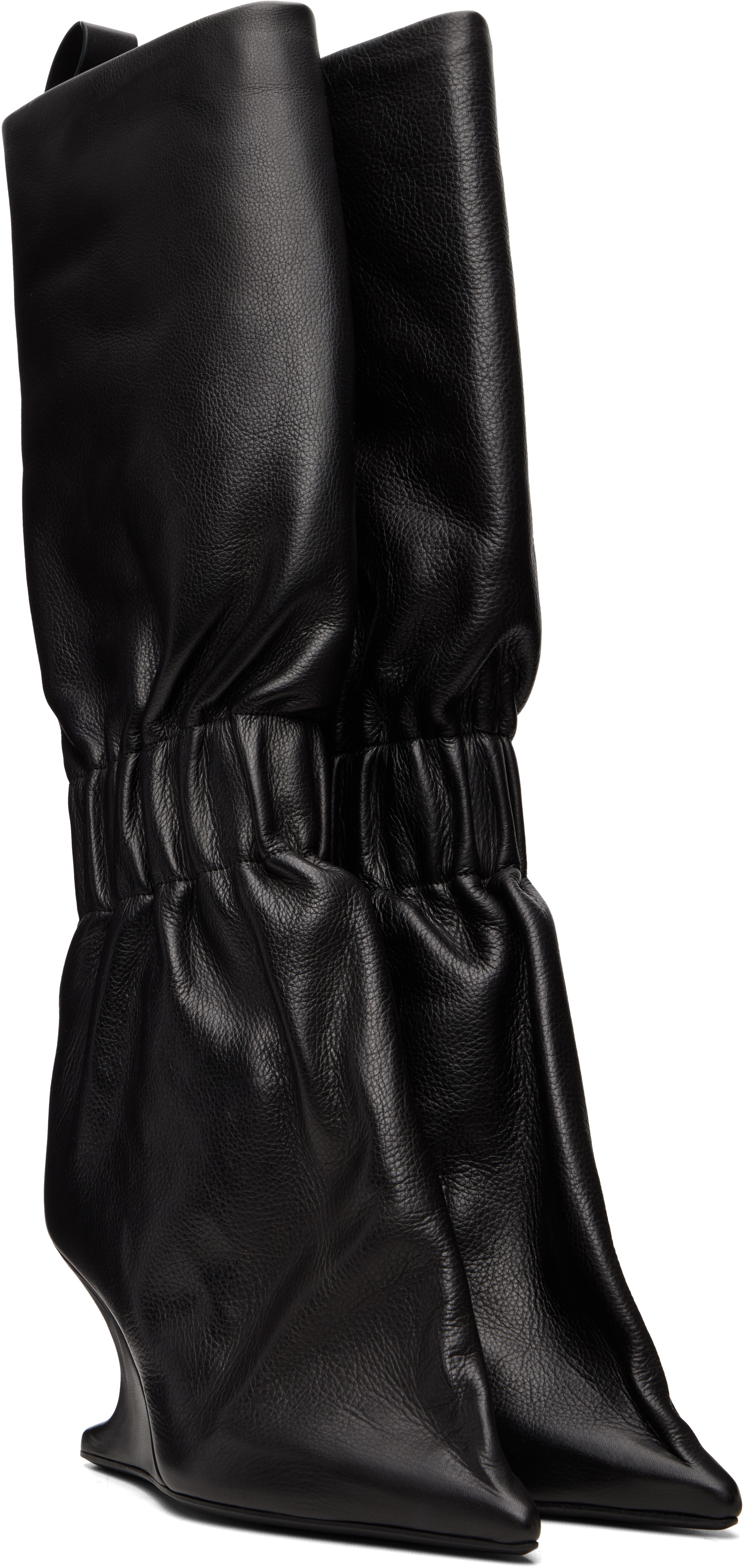 Rick Owens: Black Tower Cantitaquito 8 Boots | SSENSE