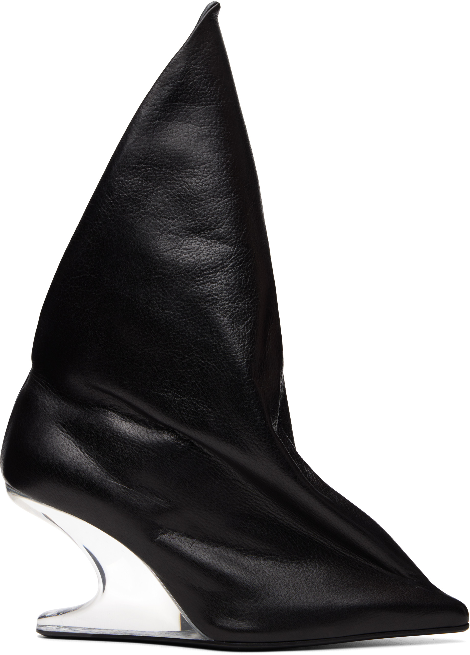 Rick Owens - Bottes à talon Strutter Taco 8 noires - Tower