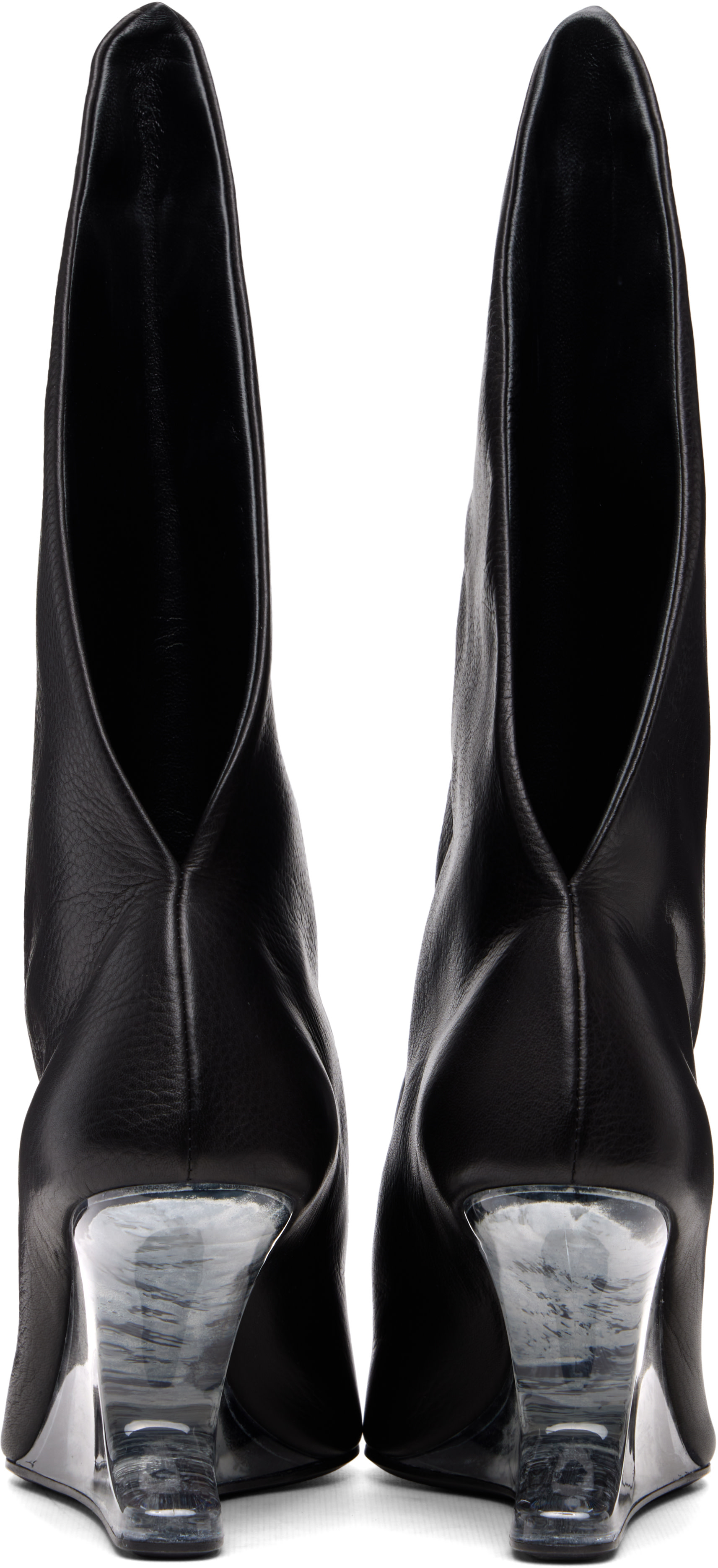 Rick Owens - Bottes à talon Strutter Taco 8 noires - Tower