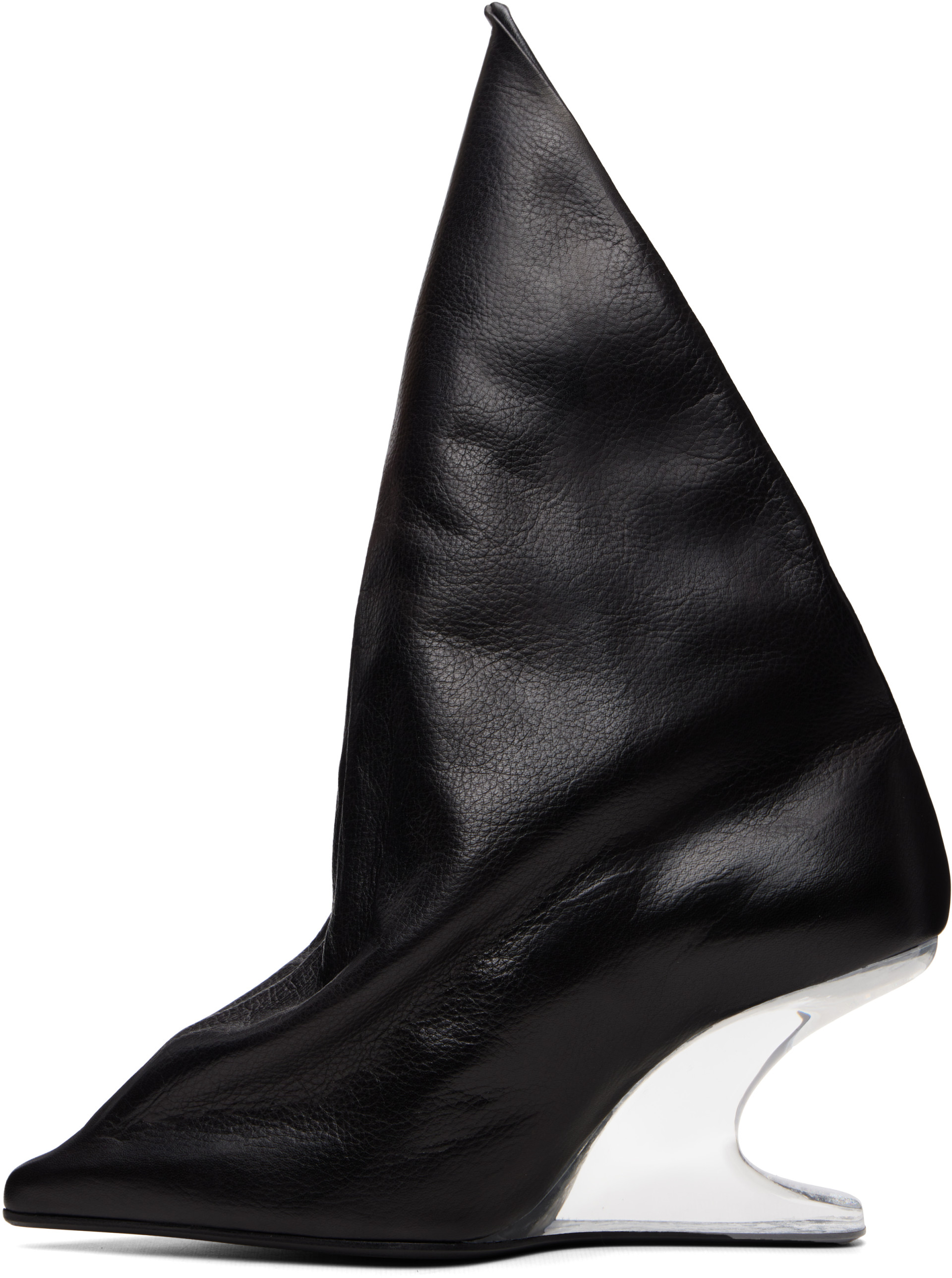 Rick Owens - Bottes à talon Strutter Taco 8 noires - Tower