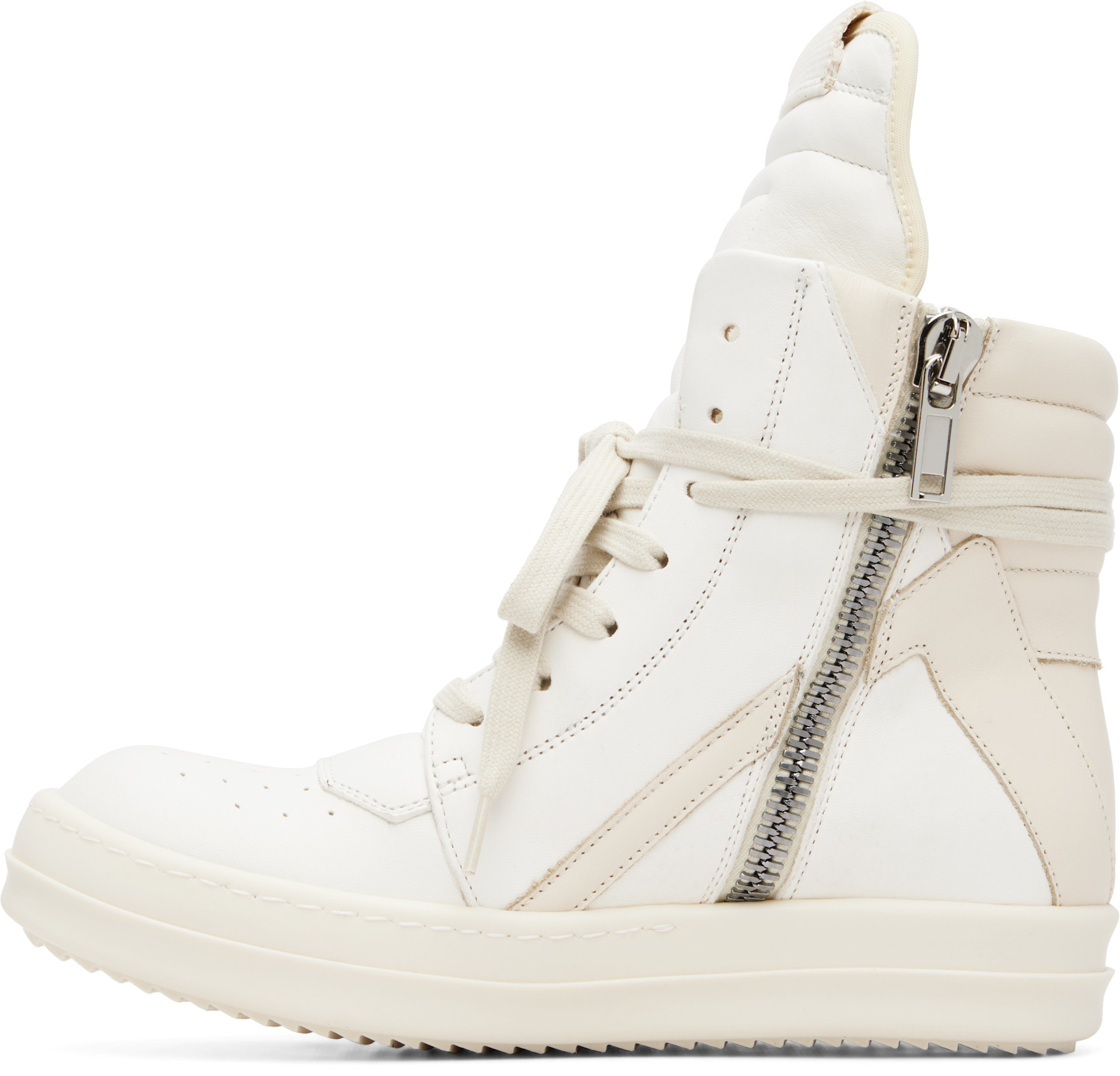 Rick Owens - Baskets Geobasket blanc cassé - Tower
