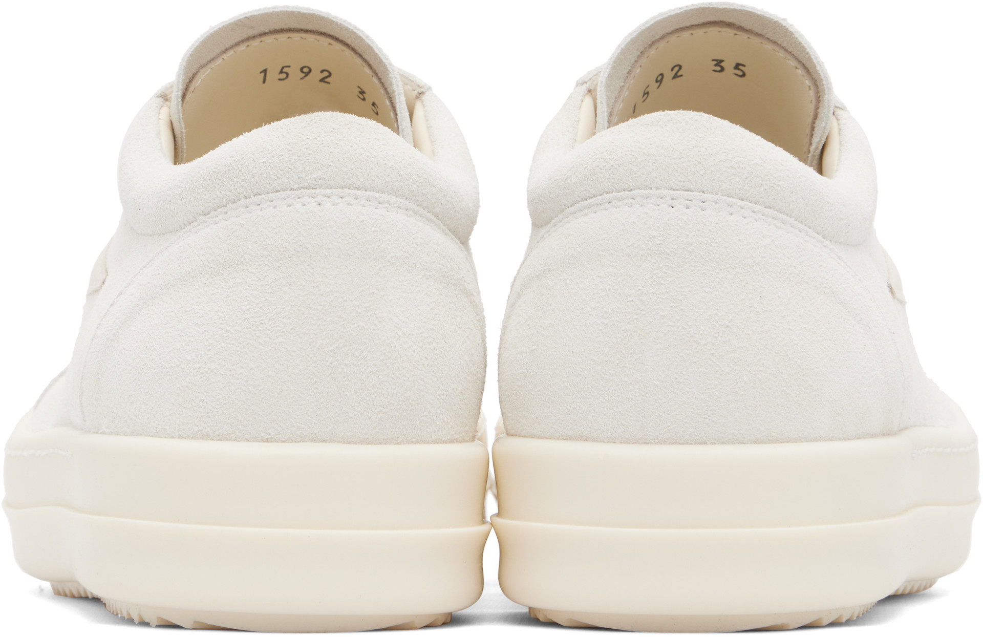 Rick Owens - Baskets rétro blanc cassé - Tower