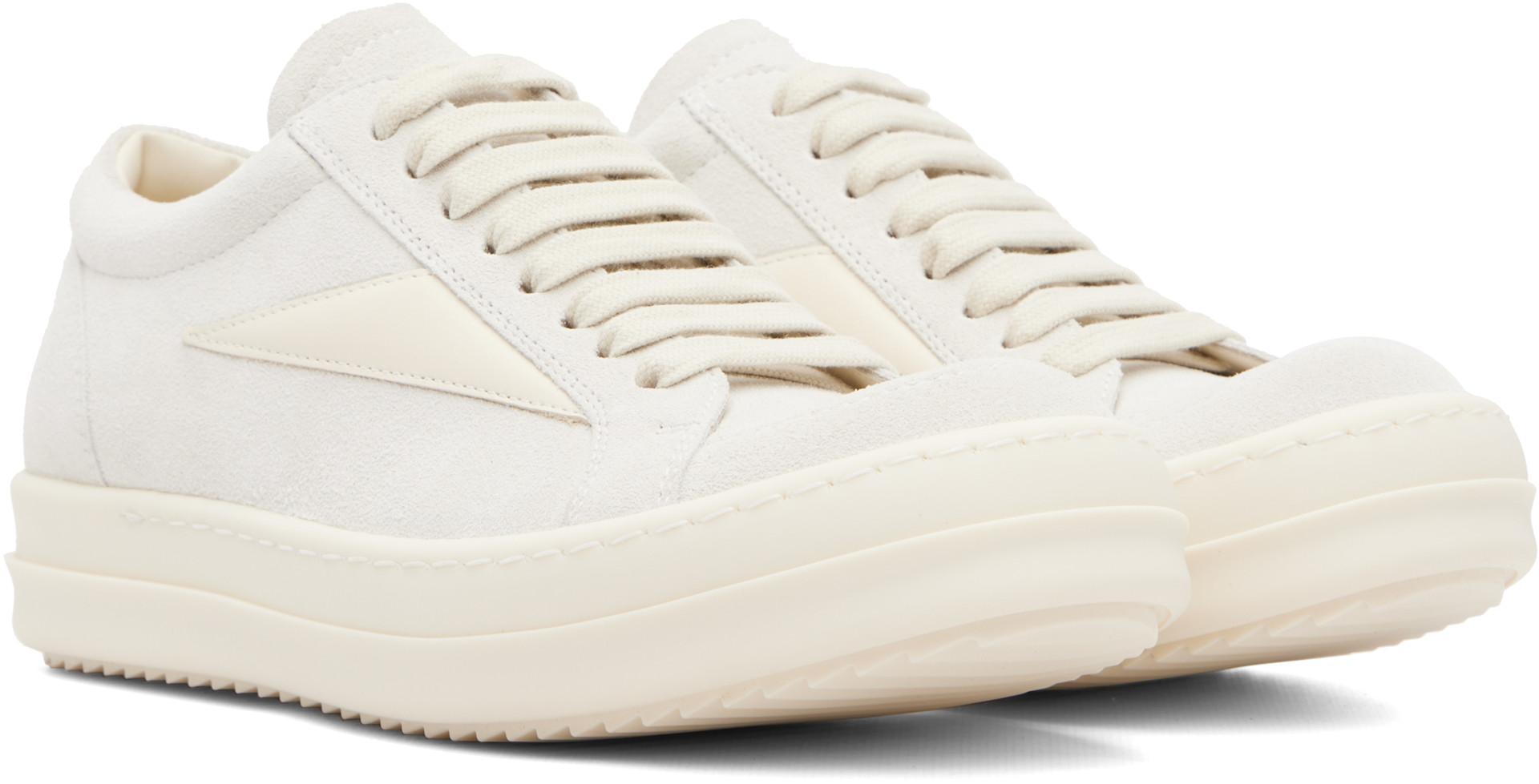 Rick Owens - Baskets rétro blanc cassé - Tower
